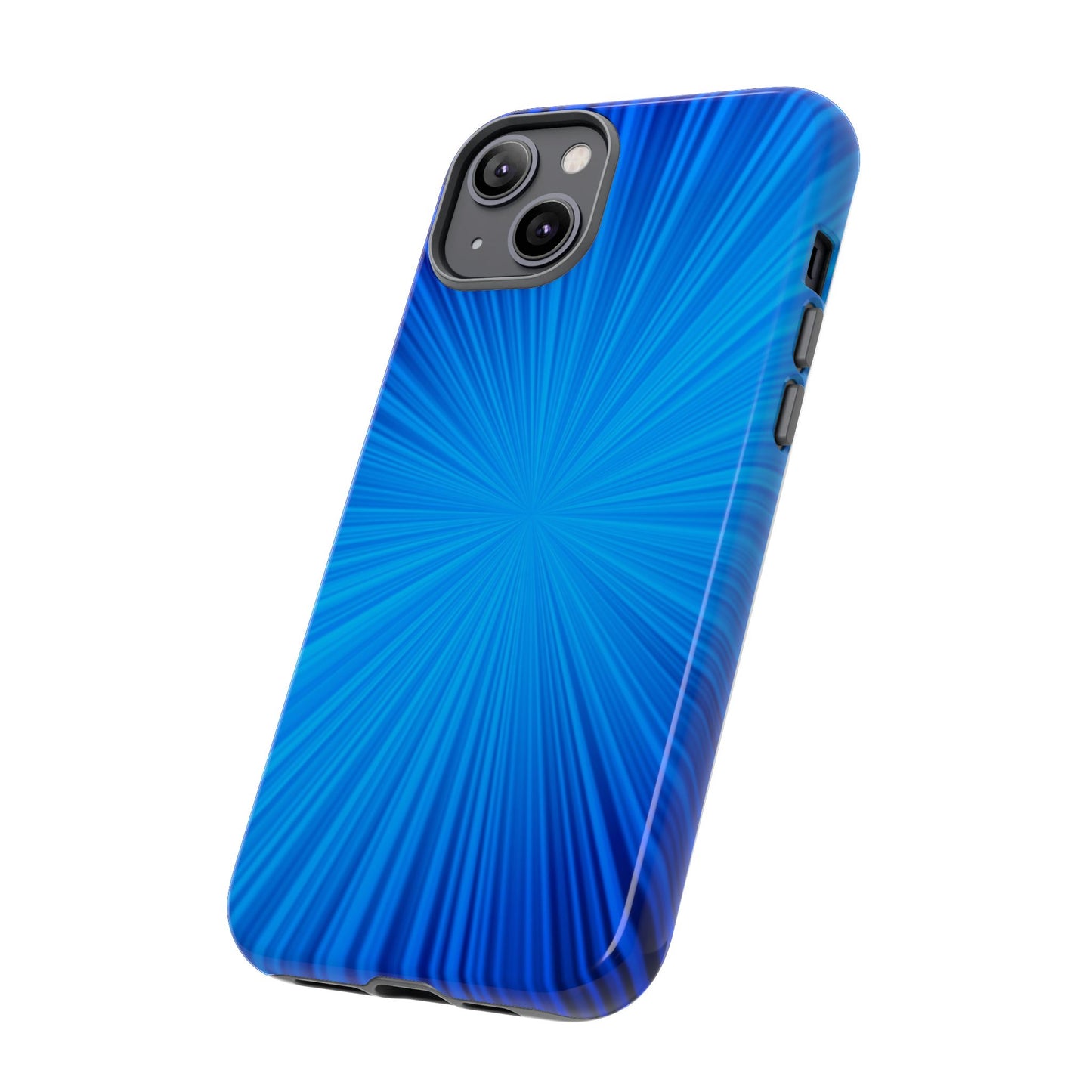 Tough Cases, Beautiful Blue Starburst Design