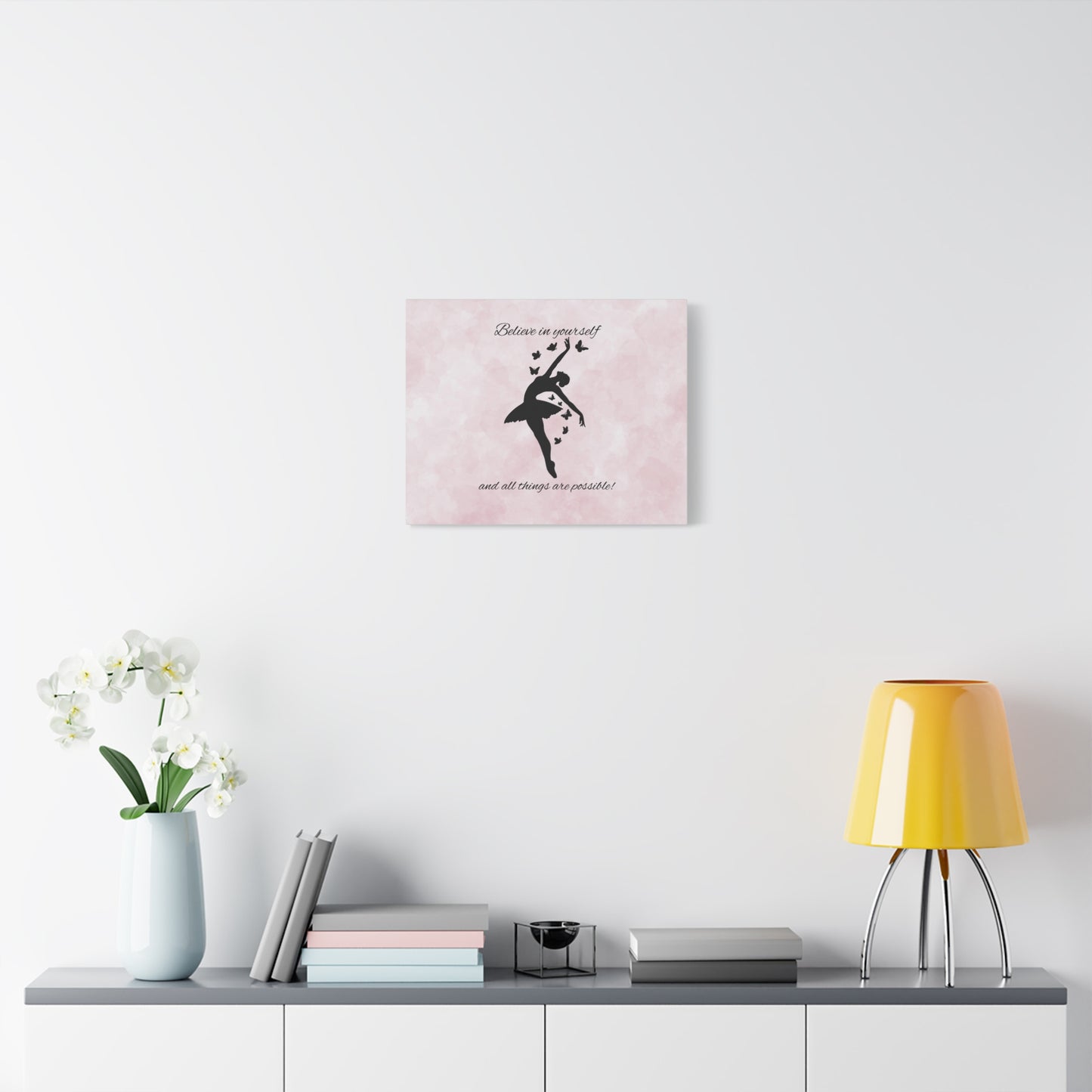 Ballet Inspiration Canvas Print, Motivational Dance Wall Art, Home Decor, Gift for Dancers, Inspirational Art