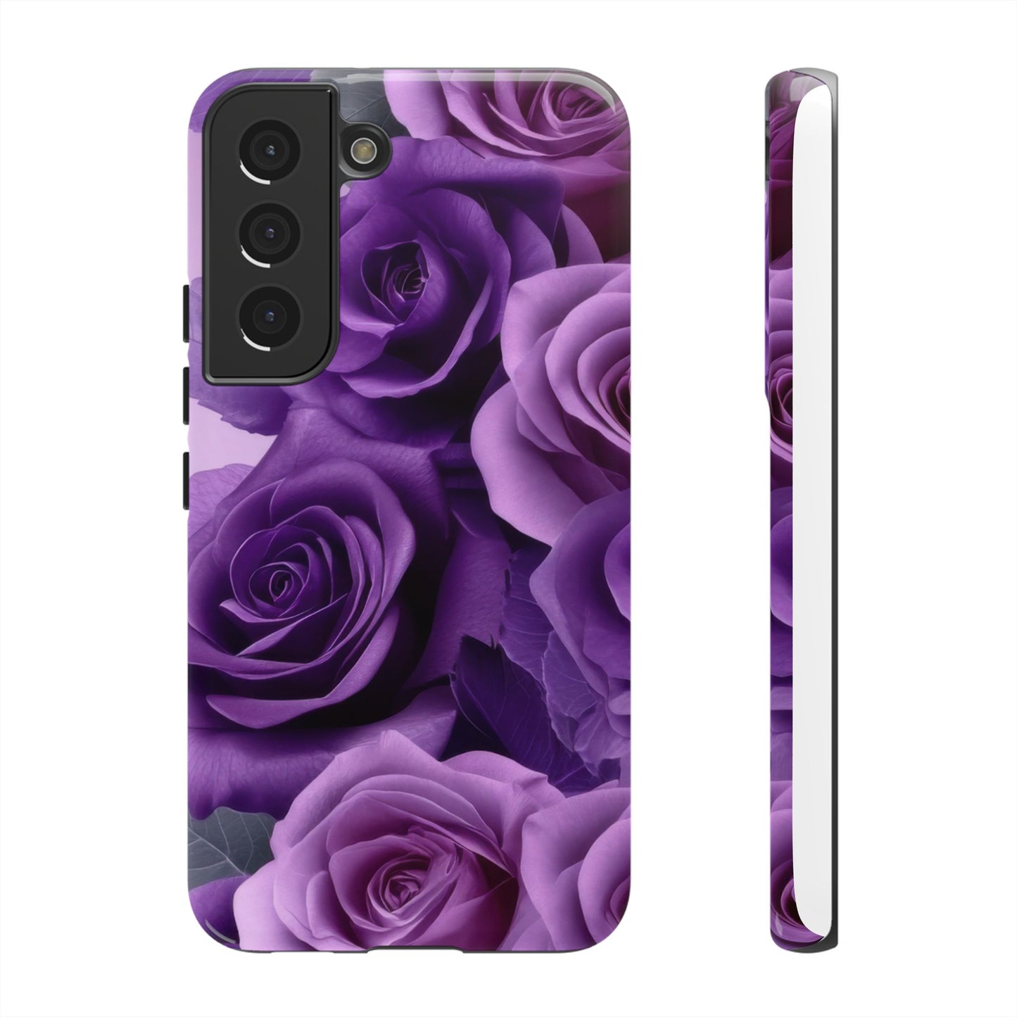 Tough Cases, Beautiful Purple Floral Design