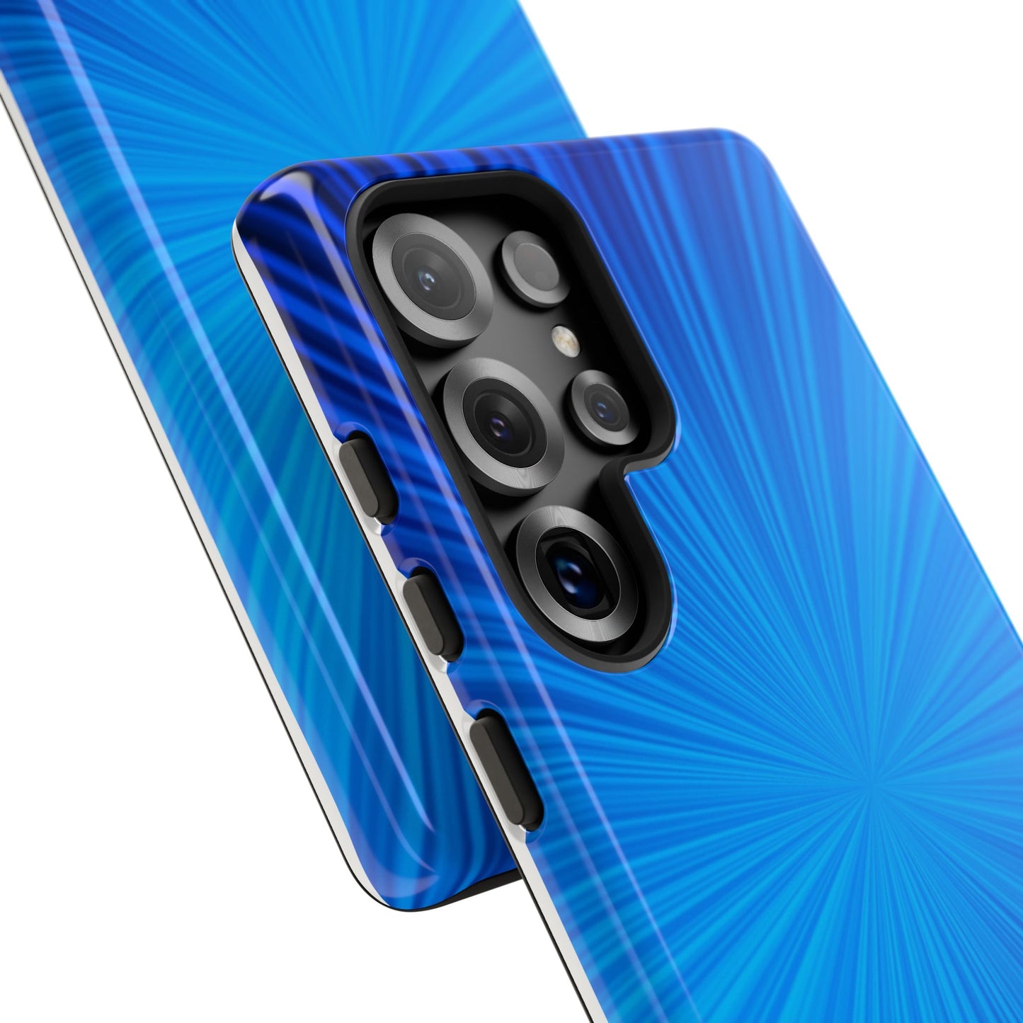 Tough Cases, Beautiful Blue Starburst Design