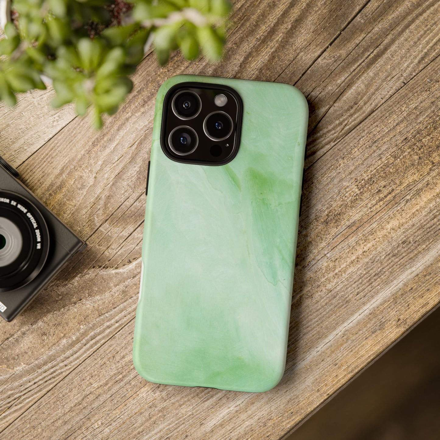 Tough Cases, Beautiful Green Marble Design