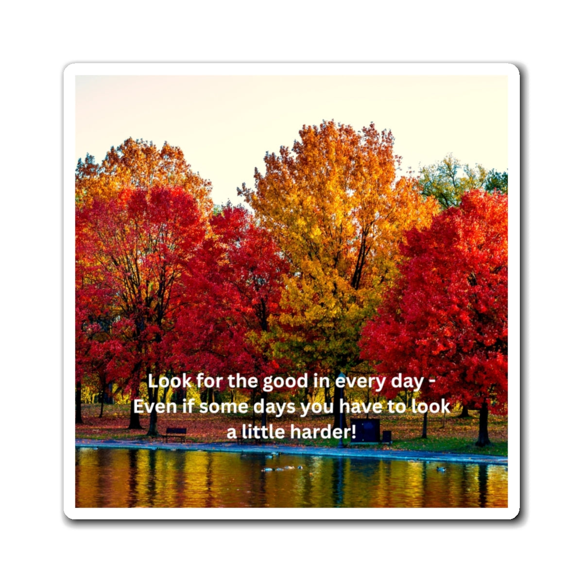 Inspirational Quote Magnets, Fall Decor, Motivational Fridge Magnet, Autumn Home Accessories, Grateful Daily Reminder