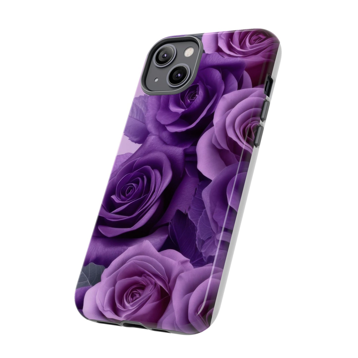 Tough Cases, Beautiful Purple Floral Design