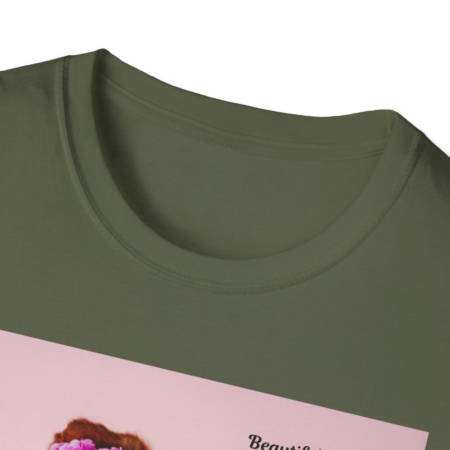 Dog Lover's Inspirational T-Shirt, Cute Pet Apparel, Floral Print Tee, Gift for Animal Lovers, Funny Dog Shirt