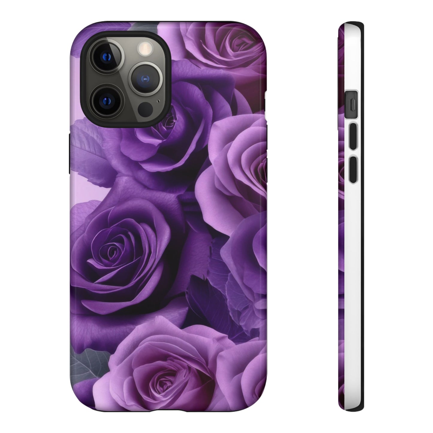 Tough Cases, Beautiful Purple Floral Design
