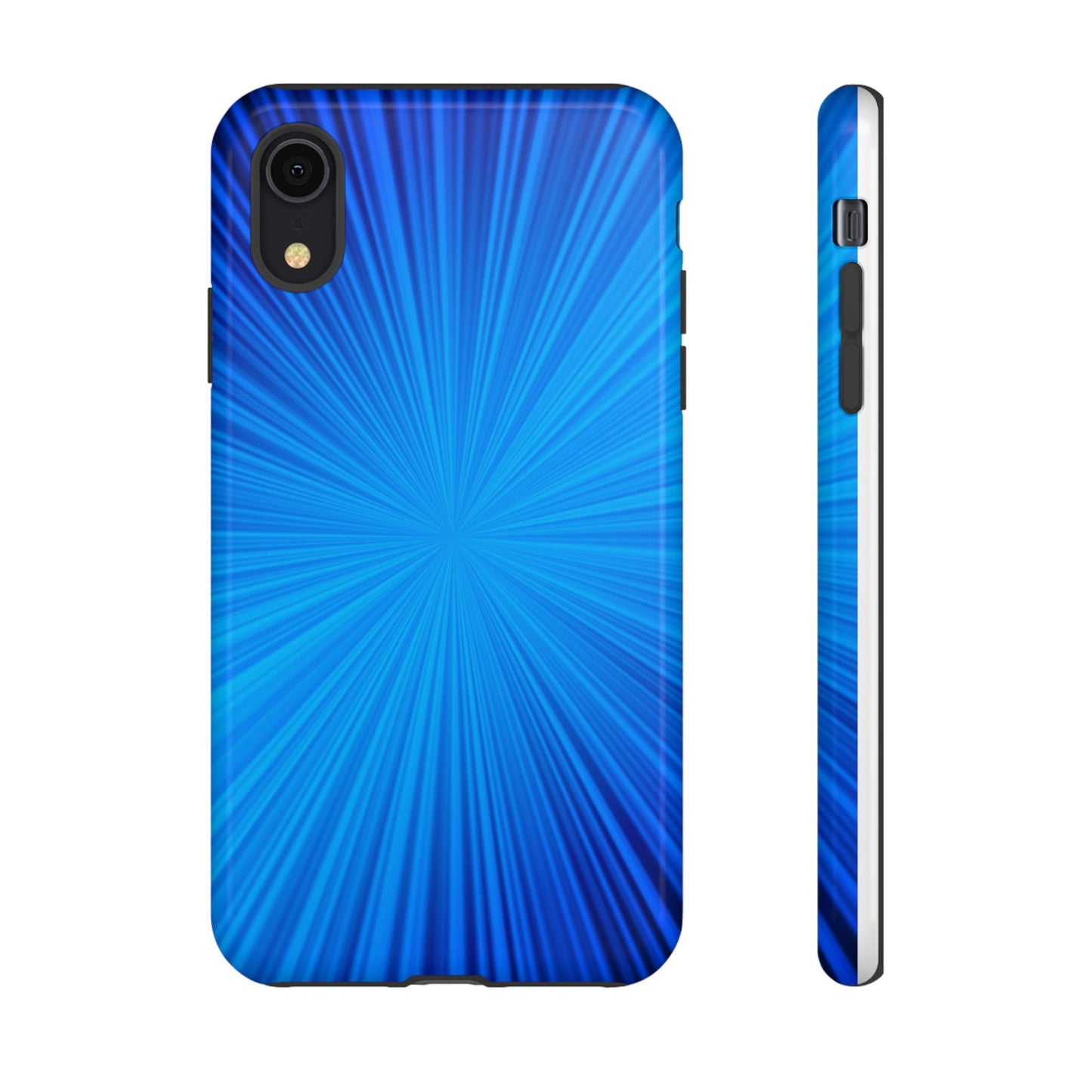 Tough Cases, Beautiful Blue Starburst Design