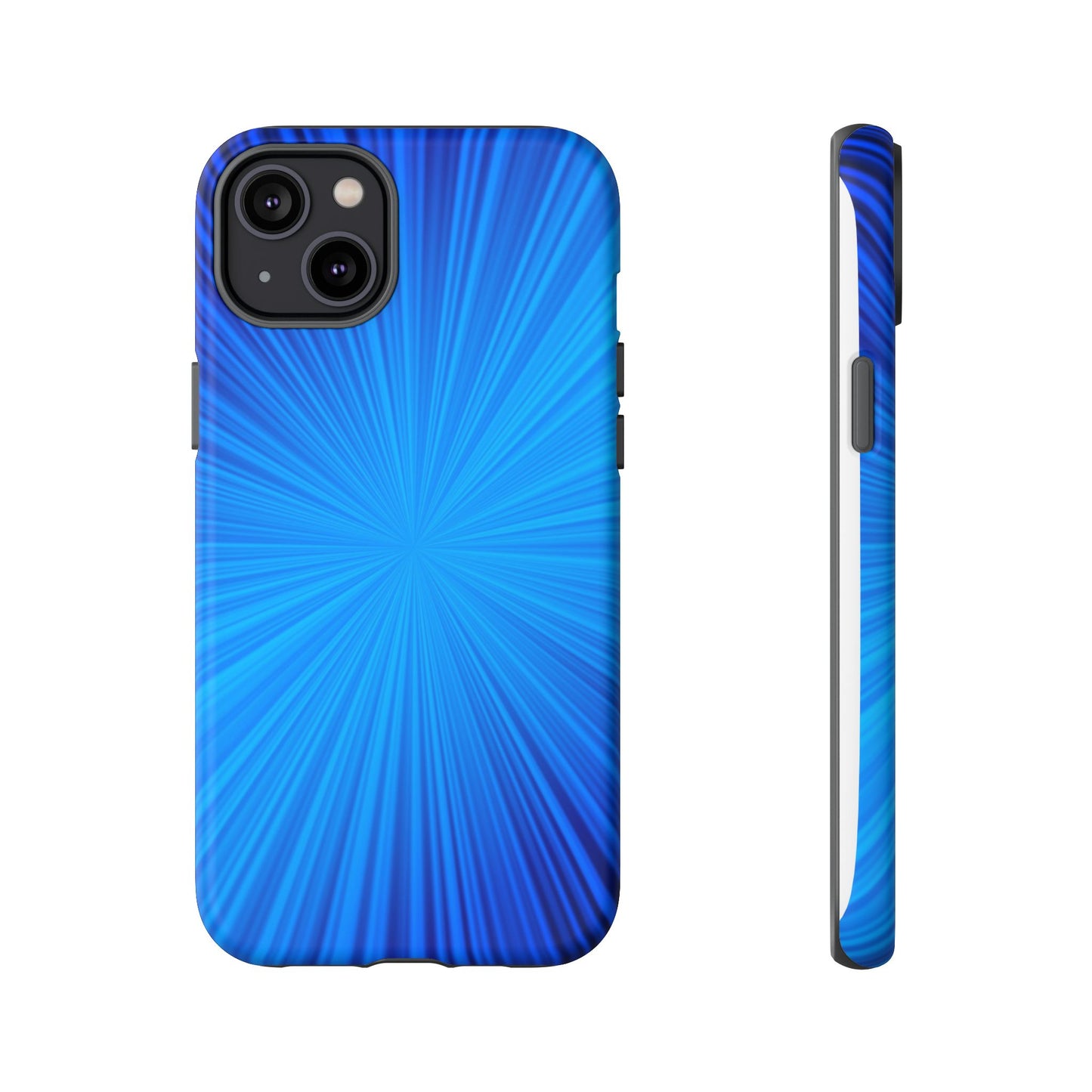 Tough Cases, Beautiful Blue Starburst Design