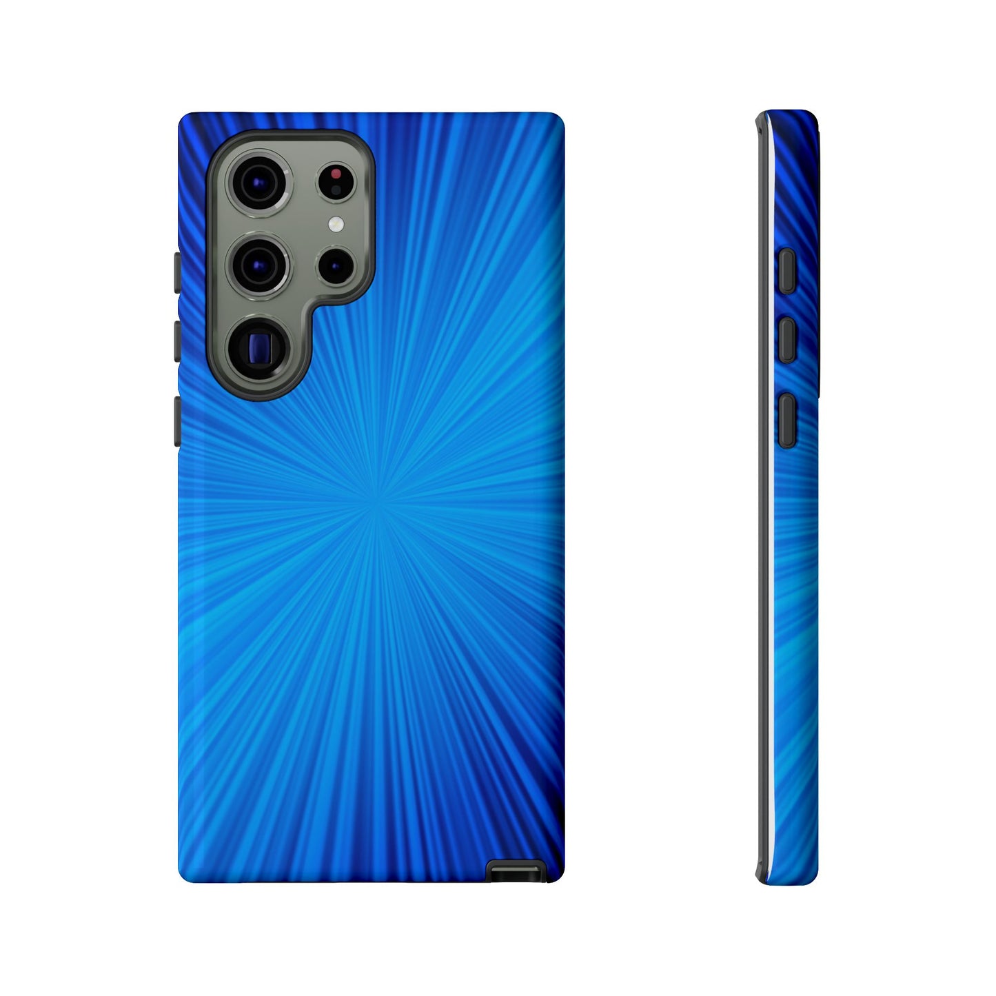 Tough Cases, Beautiful Blue Starburst Design