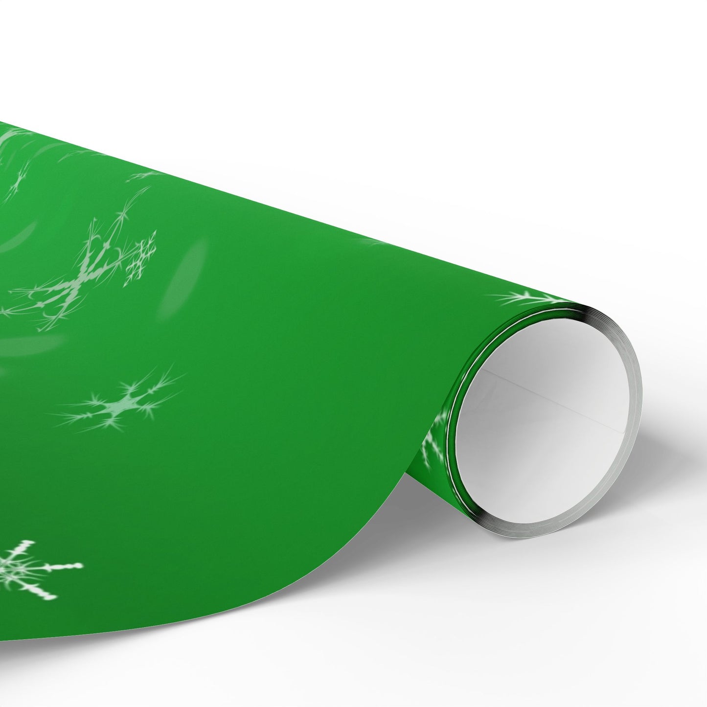 Festive Wrapping Paper Roll, Holiday Gift Wrap, Christmas, Birthday, Eco-Friendly Gift Wrap, Green Stars Design, Decorative Paper