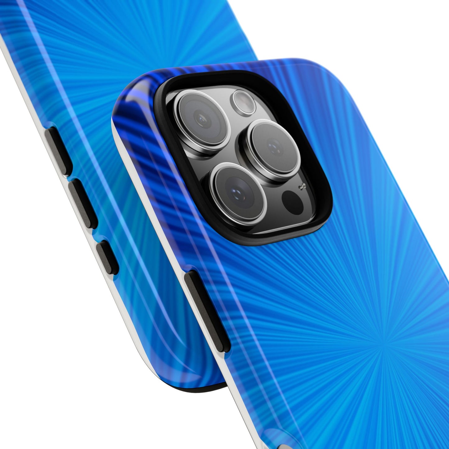 Tough Cases, Beautiful Blue Starburst Design
