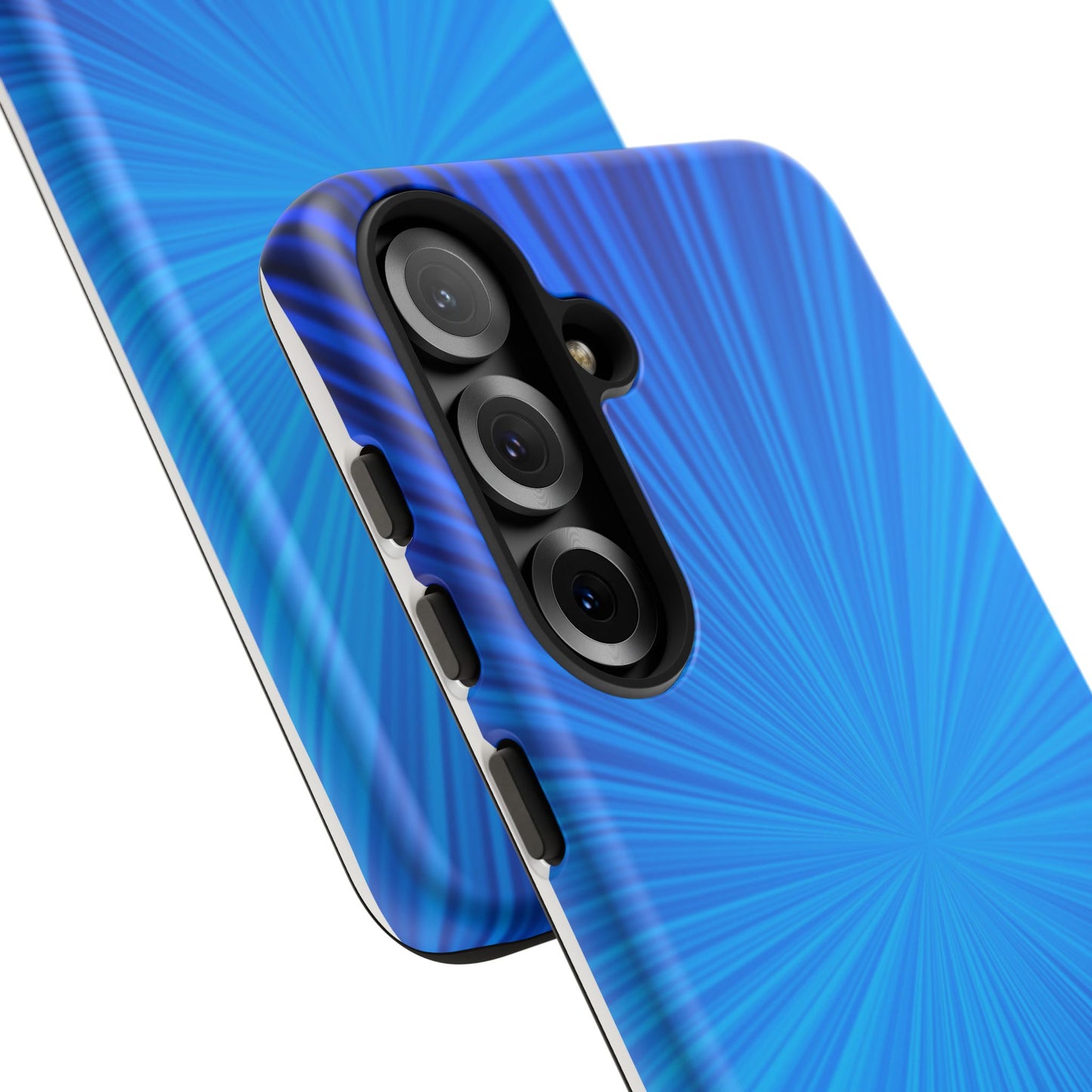 Tough Cases, Beautiful Blue Starburst Design