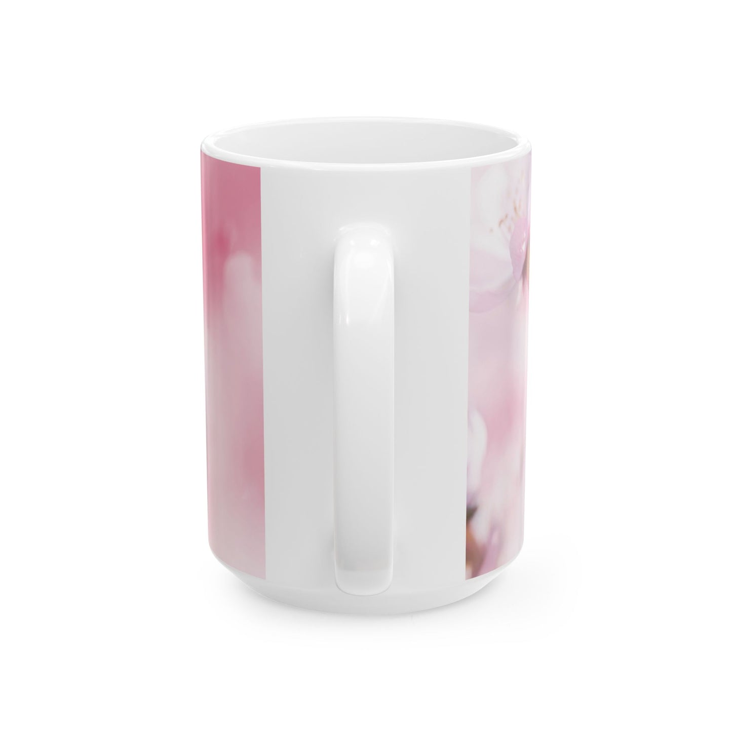 Delicate Blossom Ceramic Mug | Inspirational Gift, Butterfly Decor, Coffee Mug, Tea Mug, Spring Gift