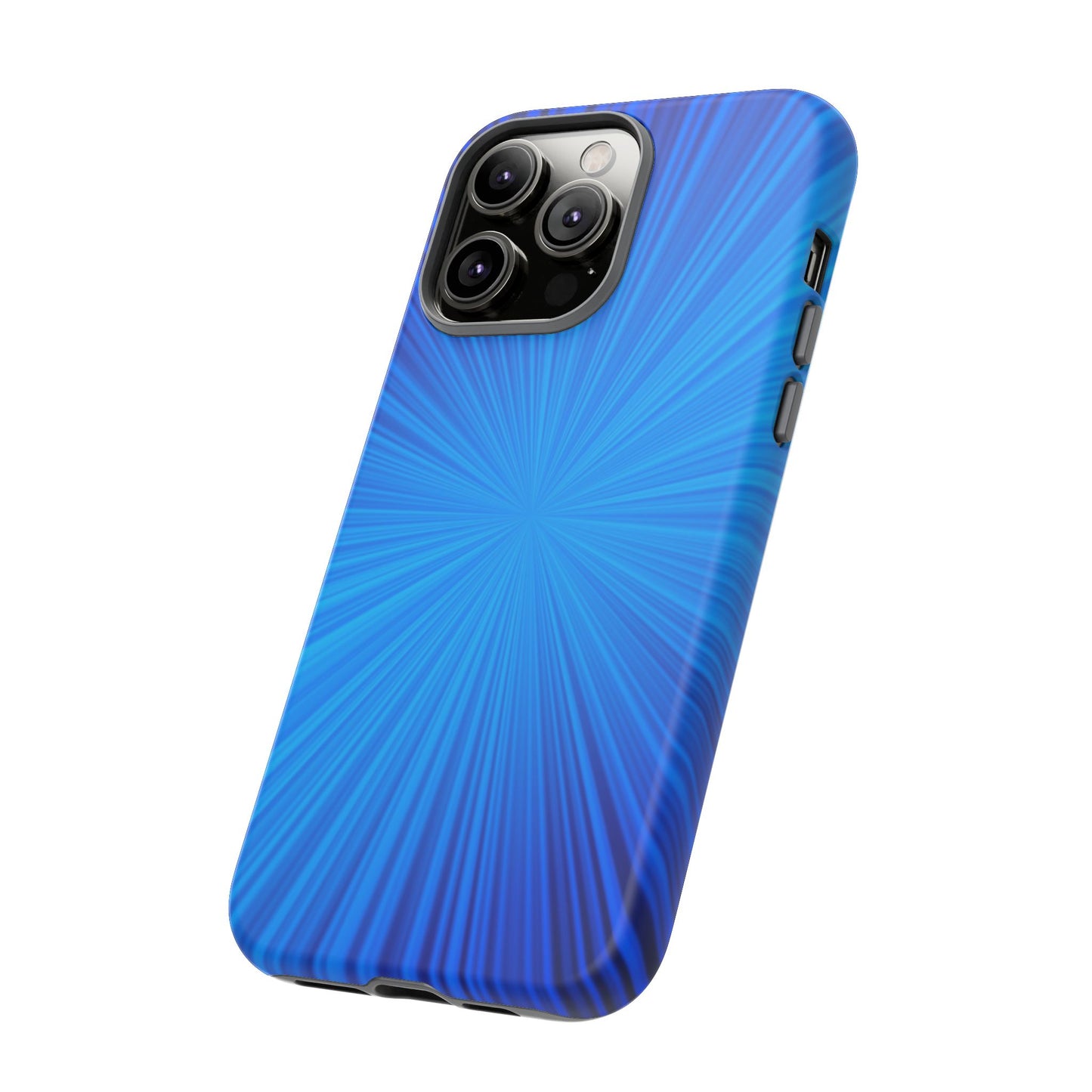 Tough Cases, Beautiful Blue Starburst Design