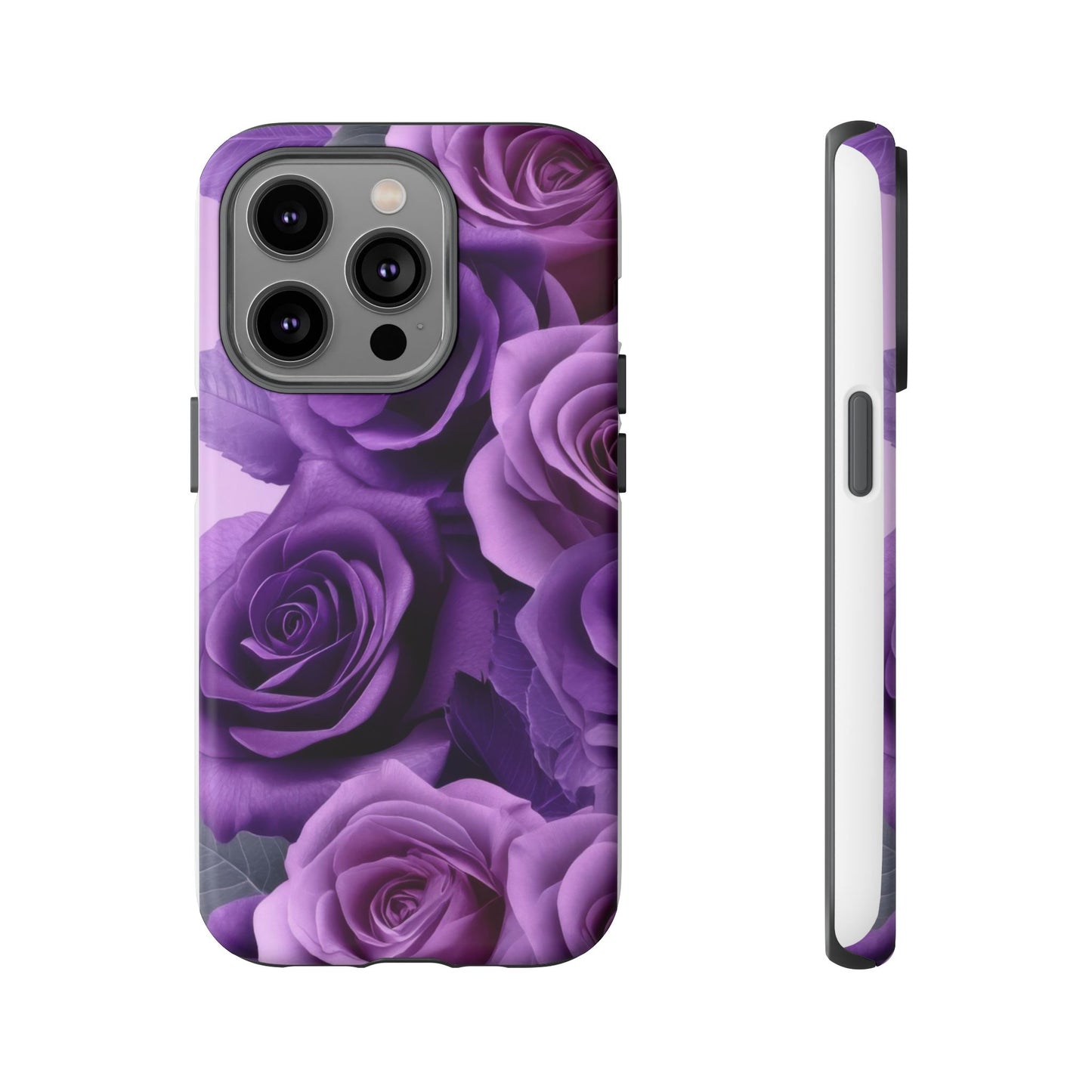 Tough Cases, Beautiful Purple Floral Design
