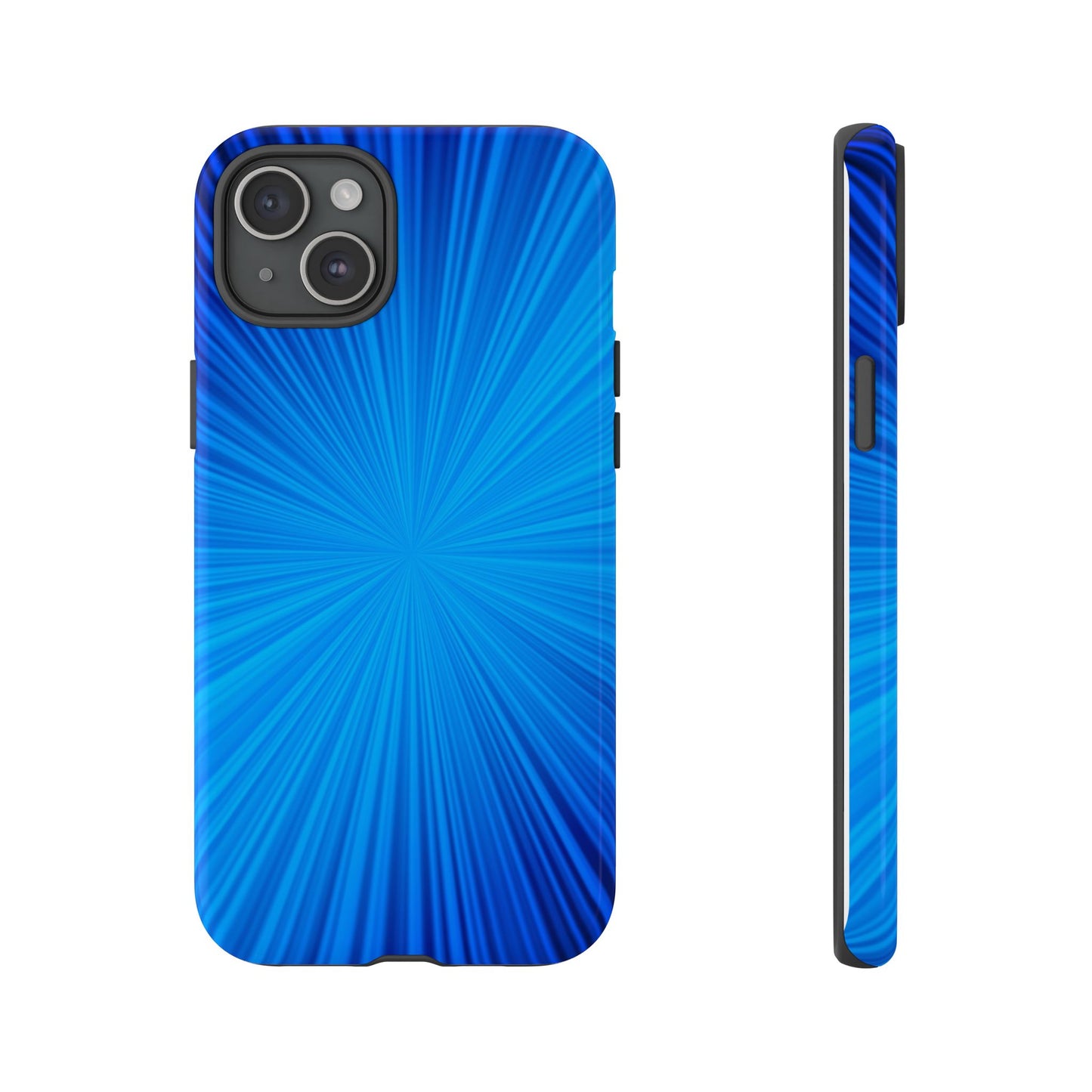 Tough Cases, Beautiful Blue Starburst Design