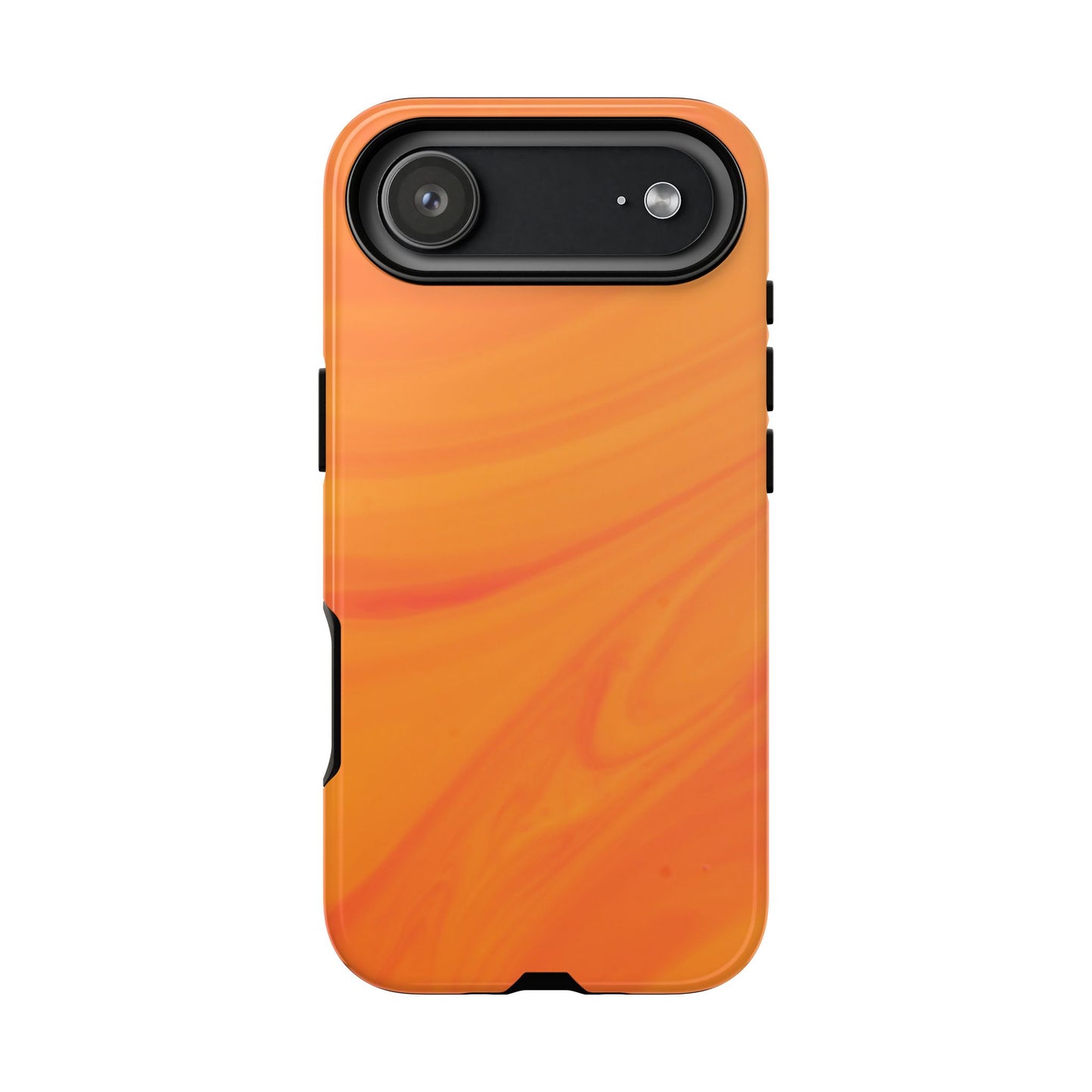 Tough Cases, Beautiful Orange Marble Design