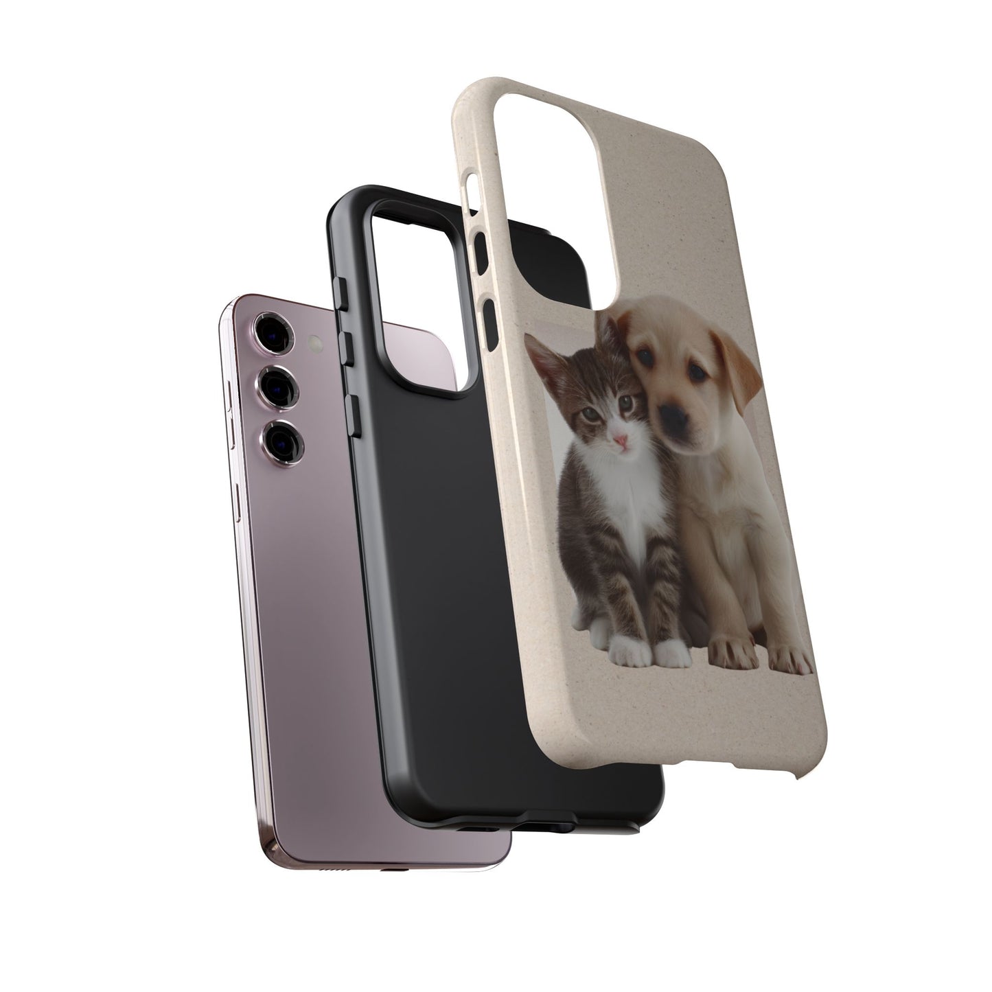 Tough Cases, Adorable puppy and kitten design