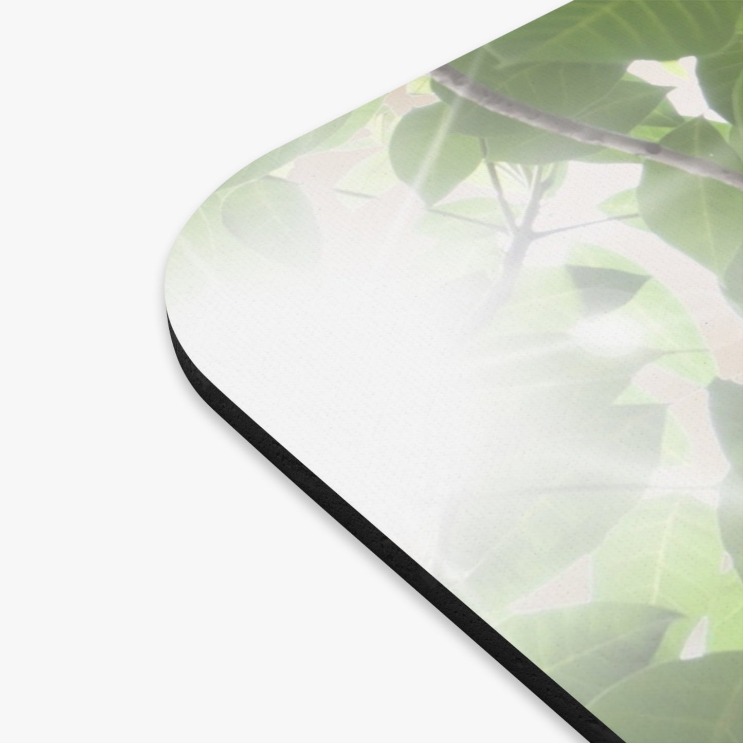 Inspirational Leaf Canopy Mouse Pad — "Loyalty is hard to find" Quote