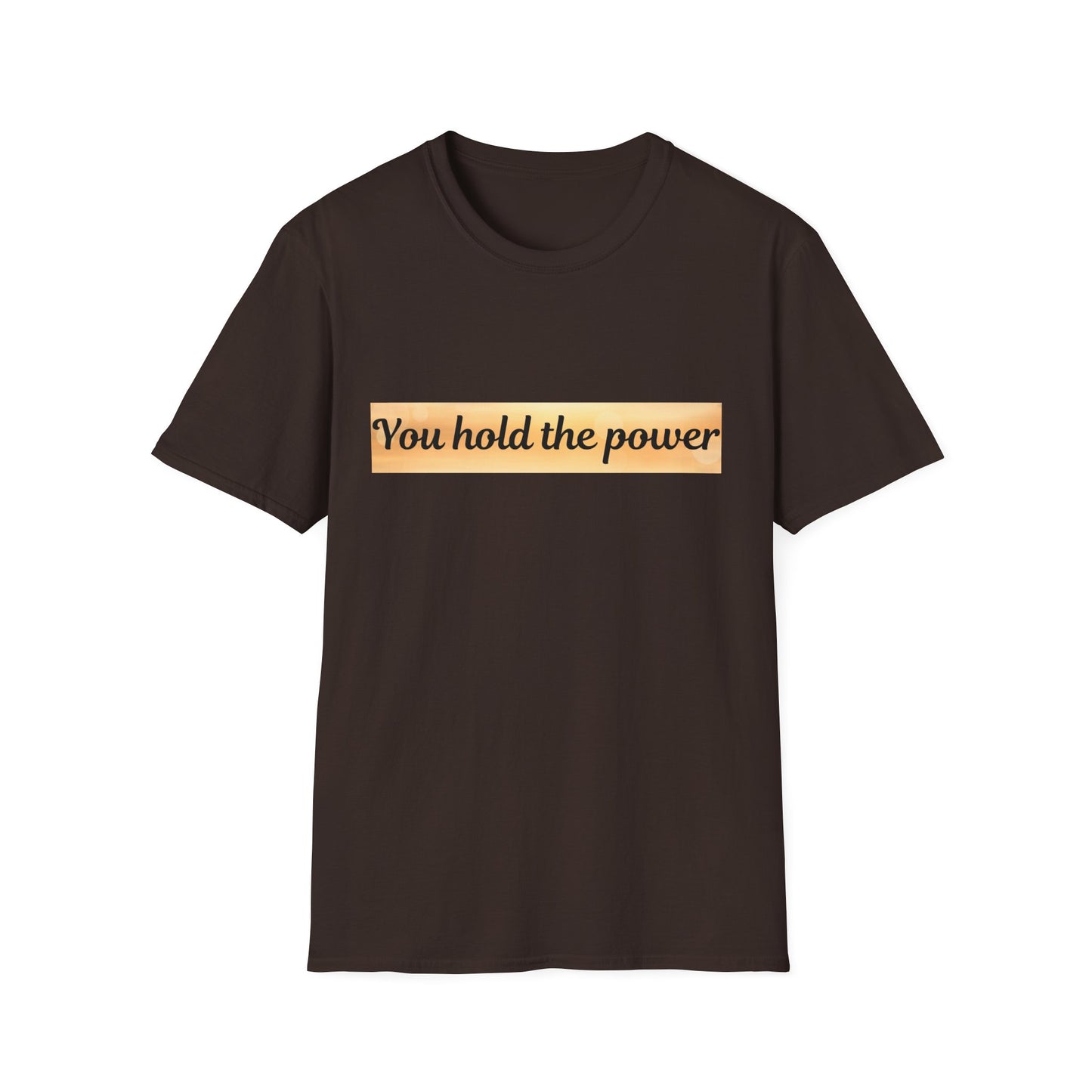 Empowering  T-Shirt - You Hold the Power - Motivational Apparel, Casual, Gift for Her, Gift for Him, Confidence Boost