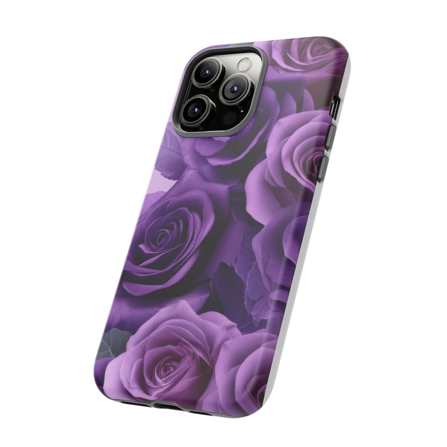Tough Cases, Beautiful Purple Floral Design