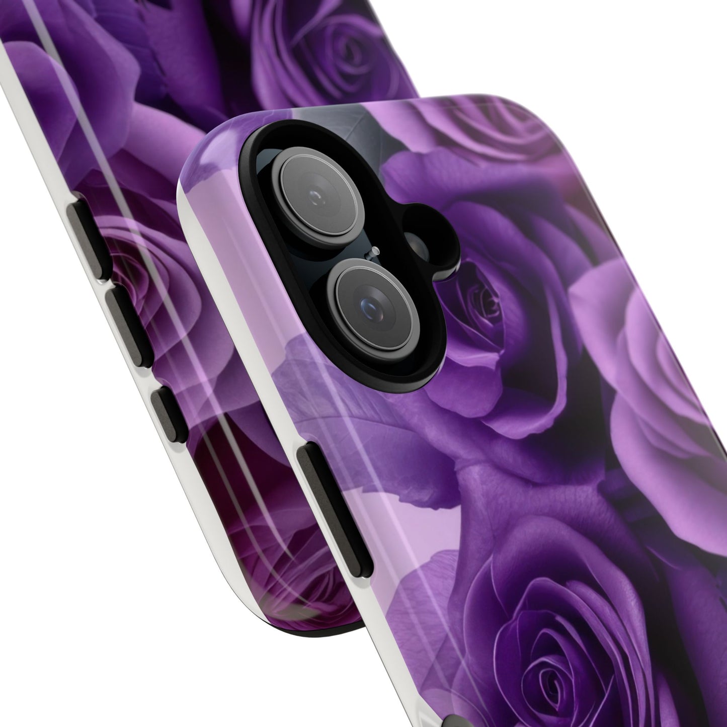 Tough Cases, Beautiful Purple Floral Design