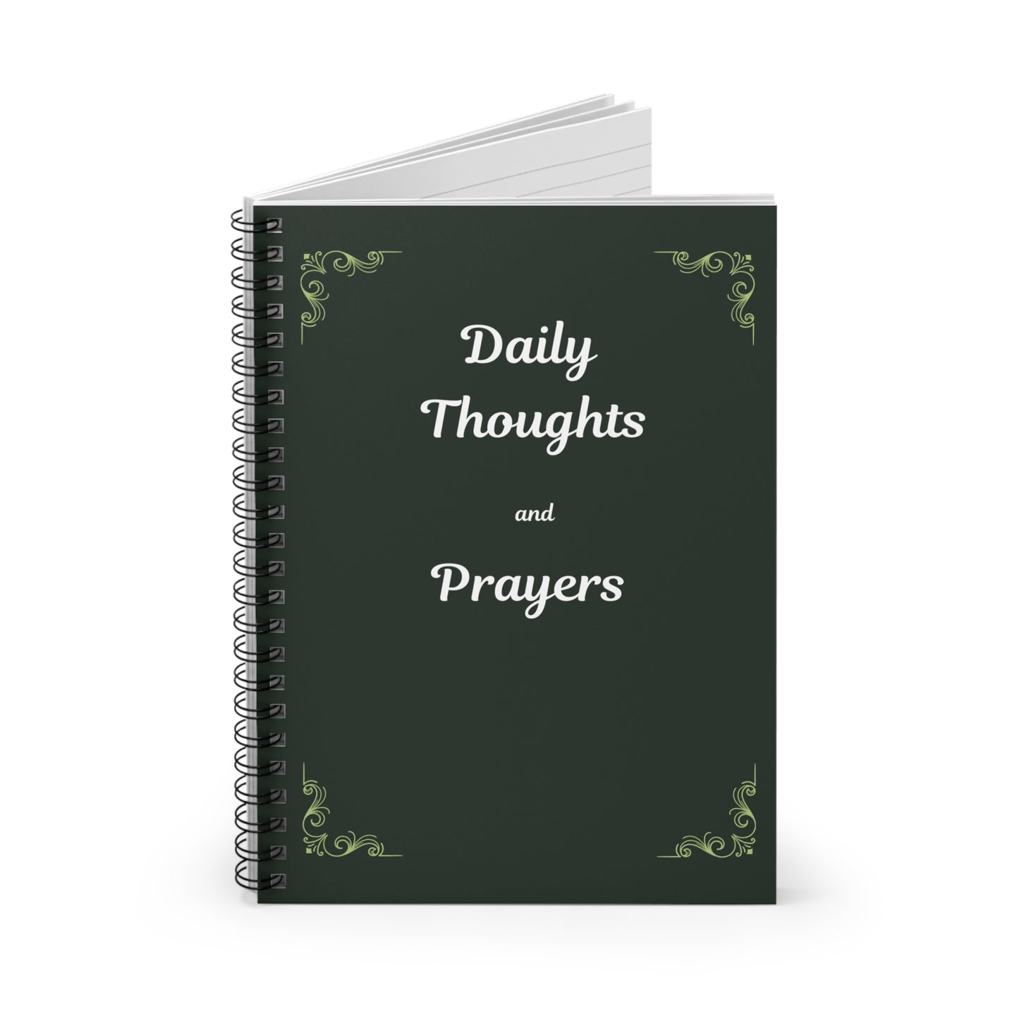 Elegant Spiral Notebook for Daily Thoughts and Prayers, Journal for Reflection, Prayer Journal, Inspirational Notebook, Gift for [...]