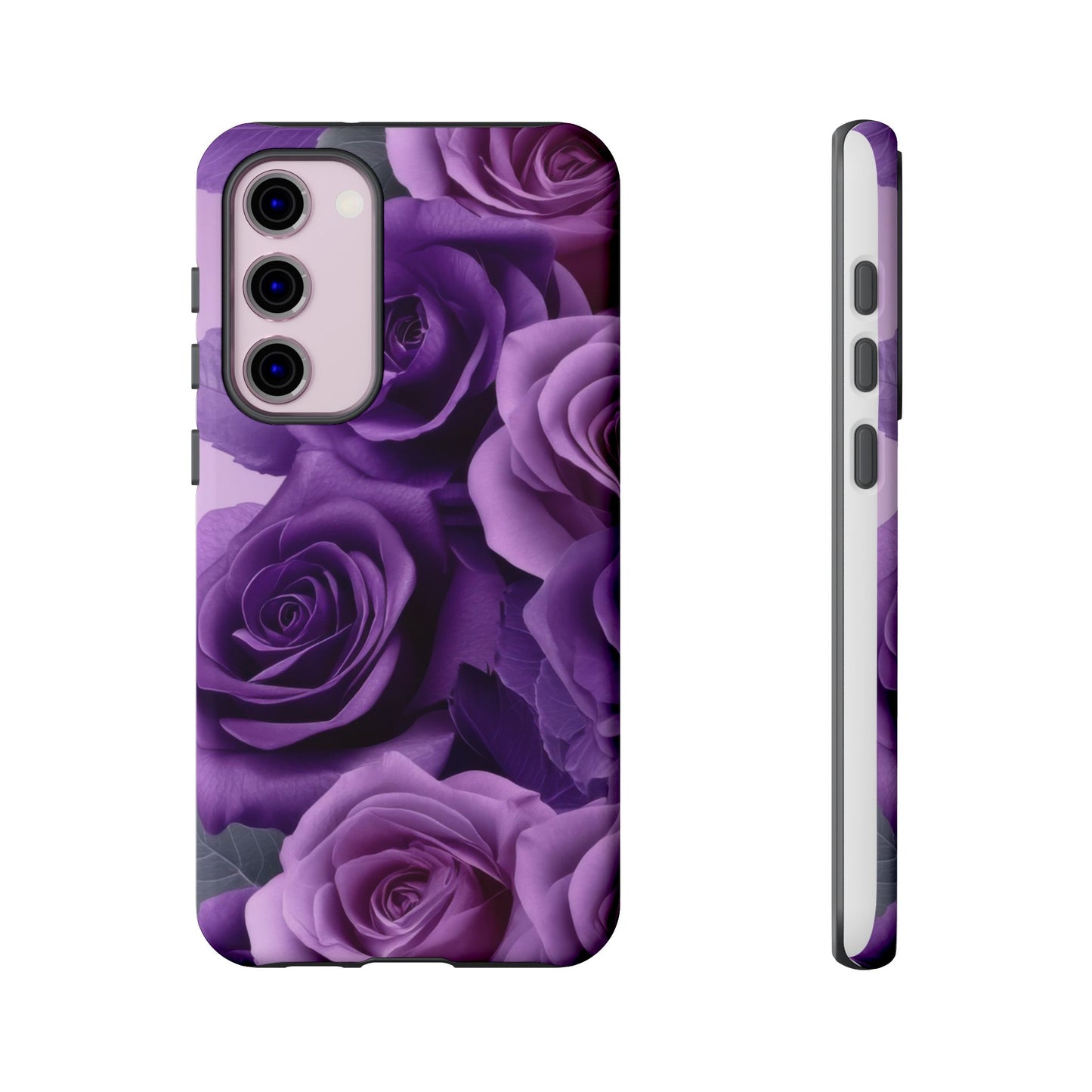 Tough Cases, Beautiful Purple Floral Design