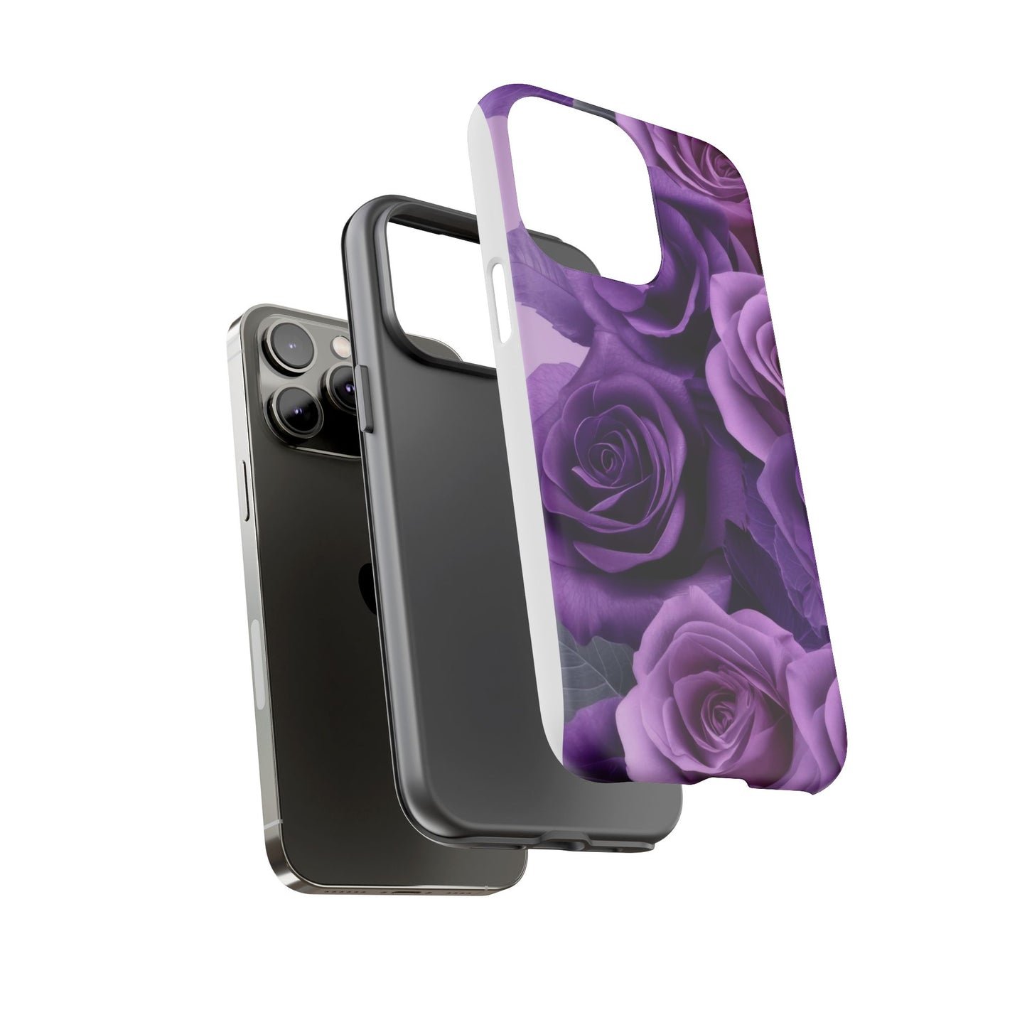 Tough Cases, Beautiful Purple Floral Design