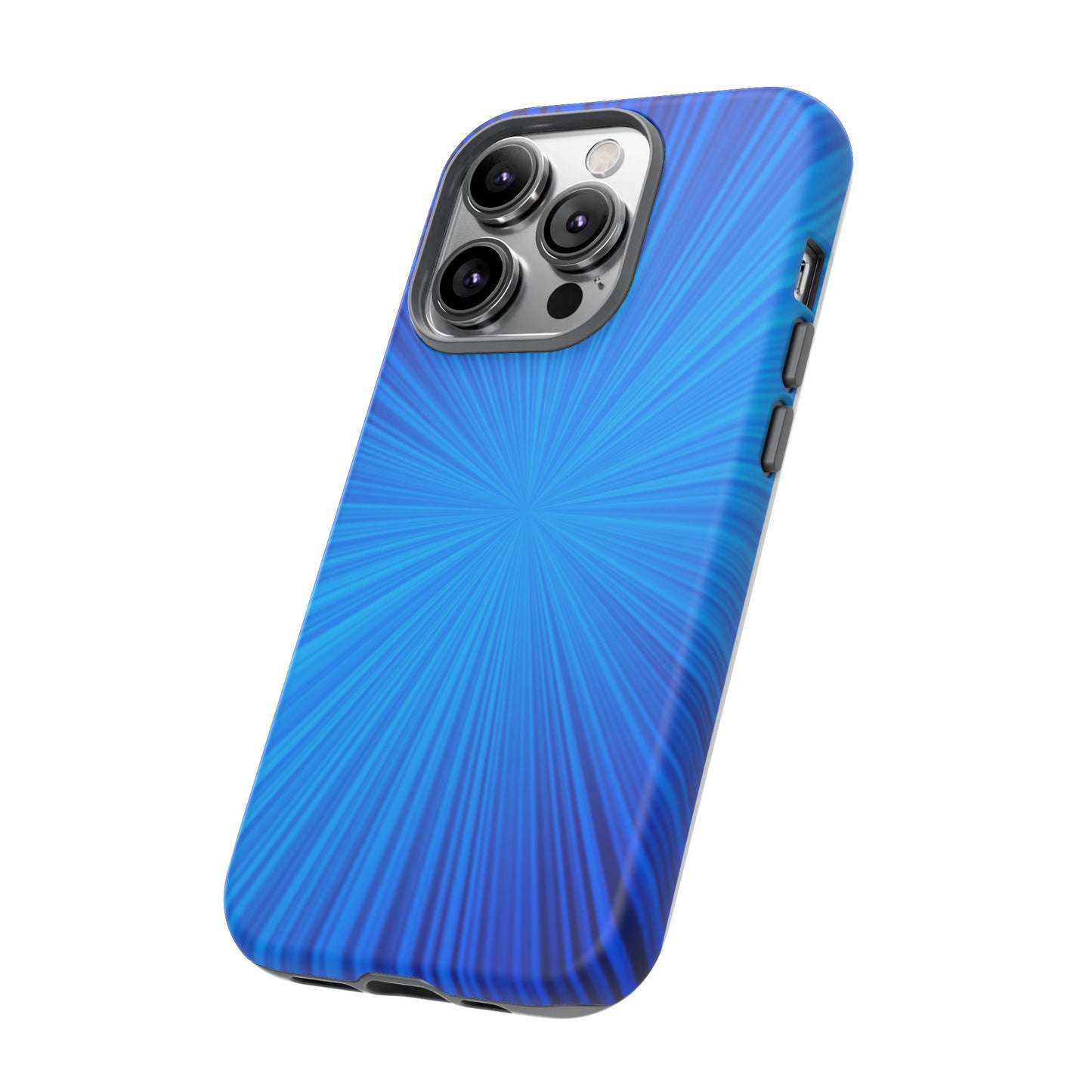 Tough Cases, Beautiful Blue Starburst Design