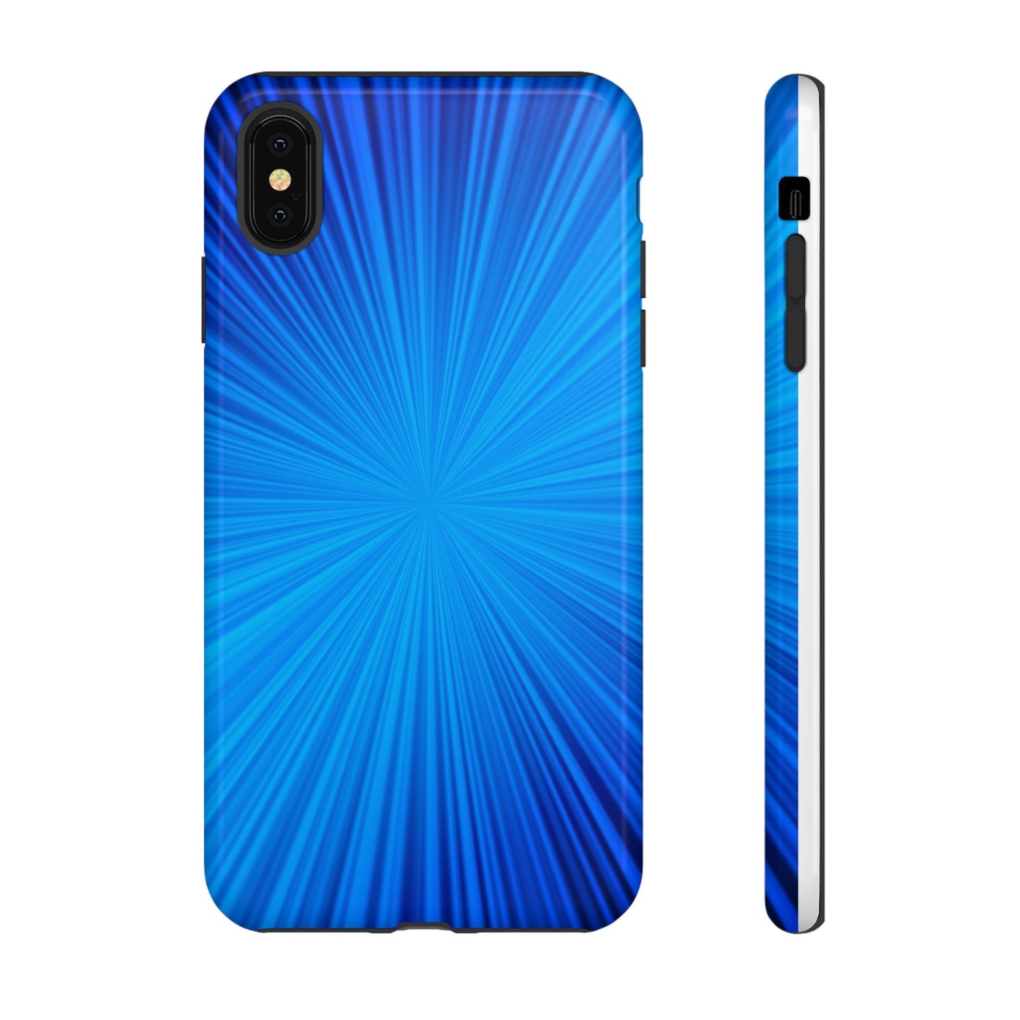 Tough Cases, Beautiful Blue Starburst Design
