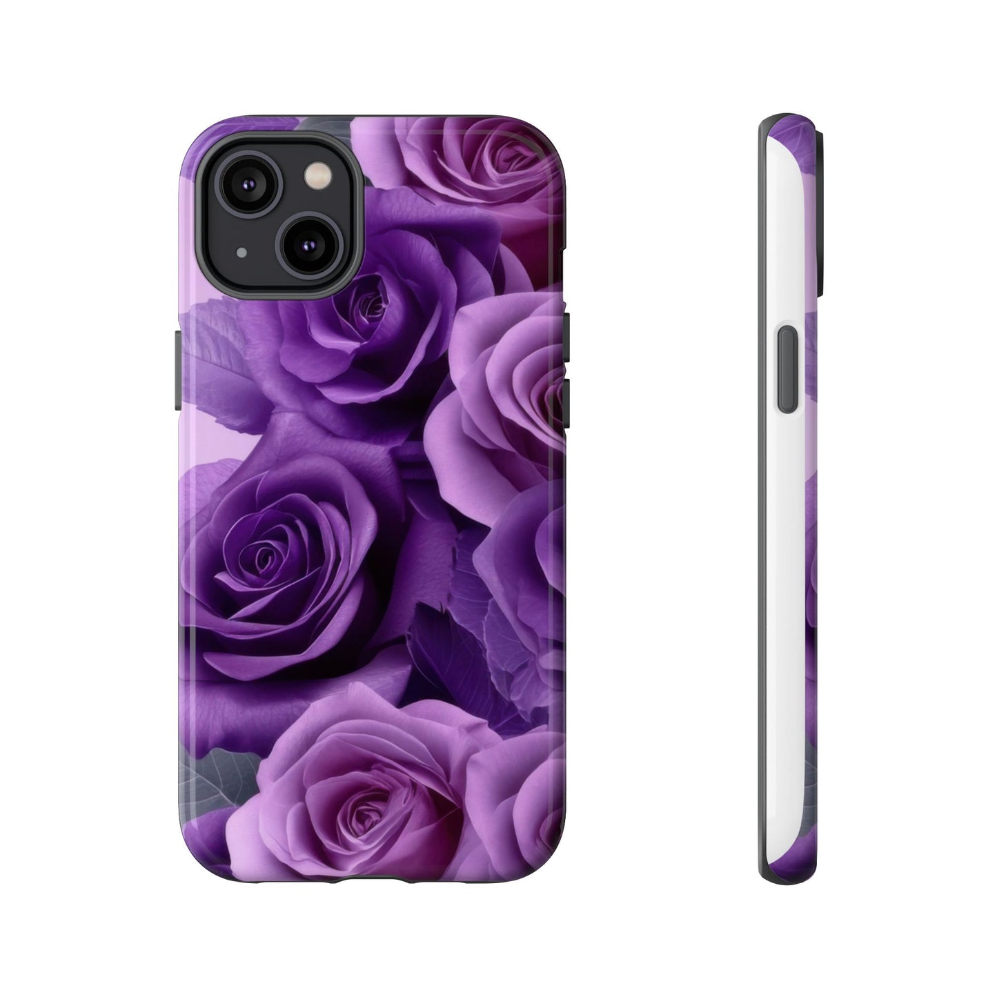 Tough Cases, Beautiful Purple Floral Design