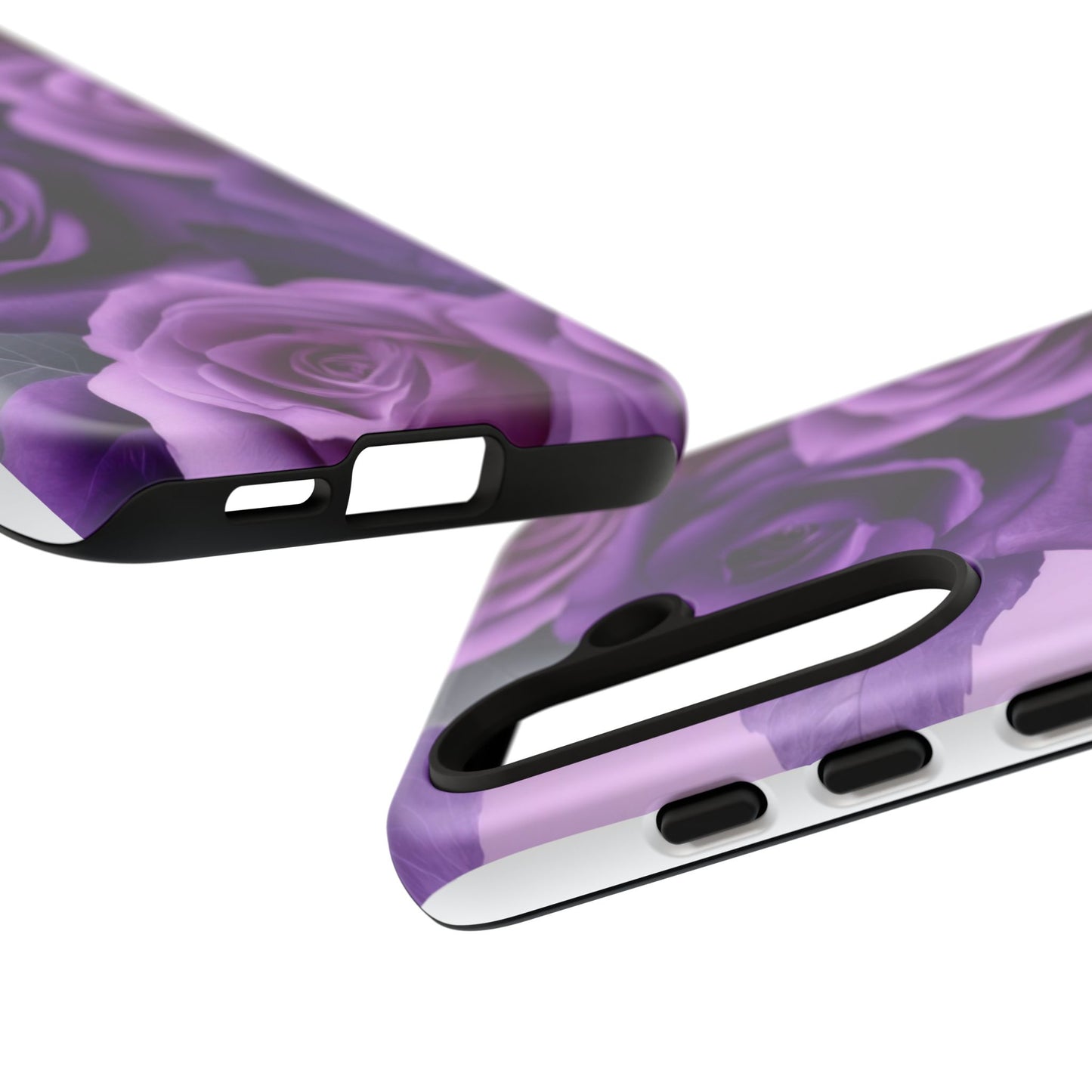 Tough Cases, Beautiful Purple Floral Design