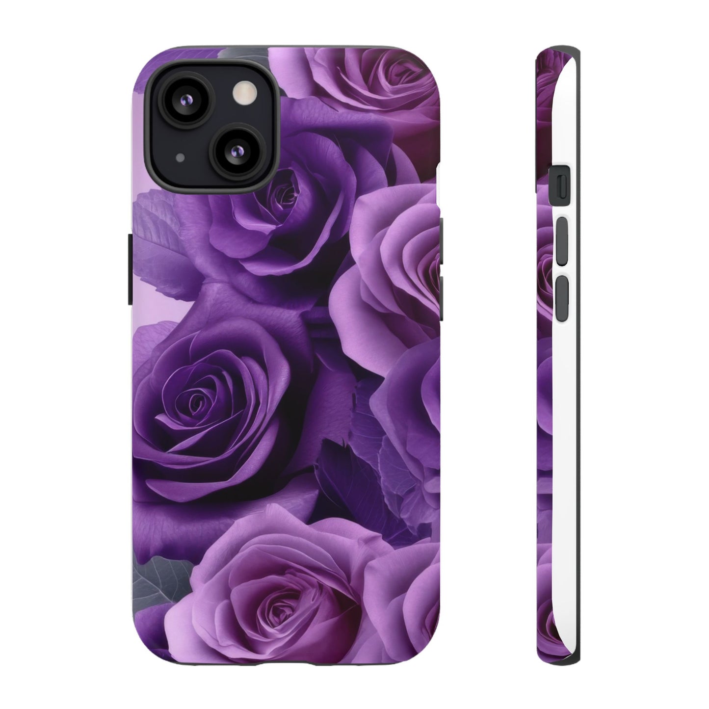 Tough Cases, Beautiful Purple Floral Design