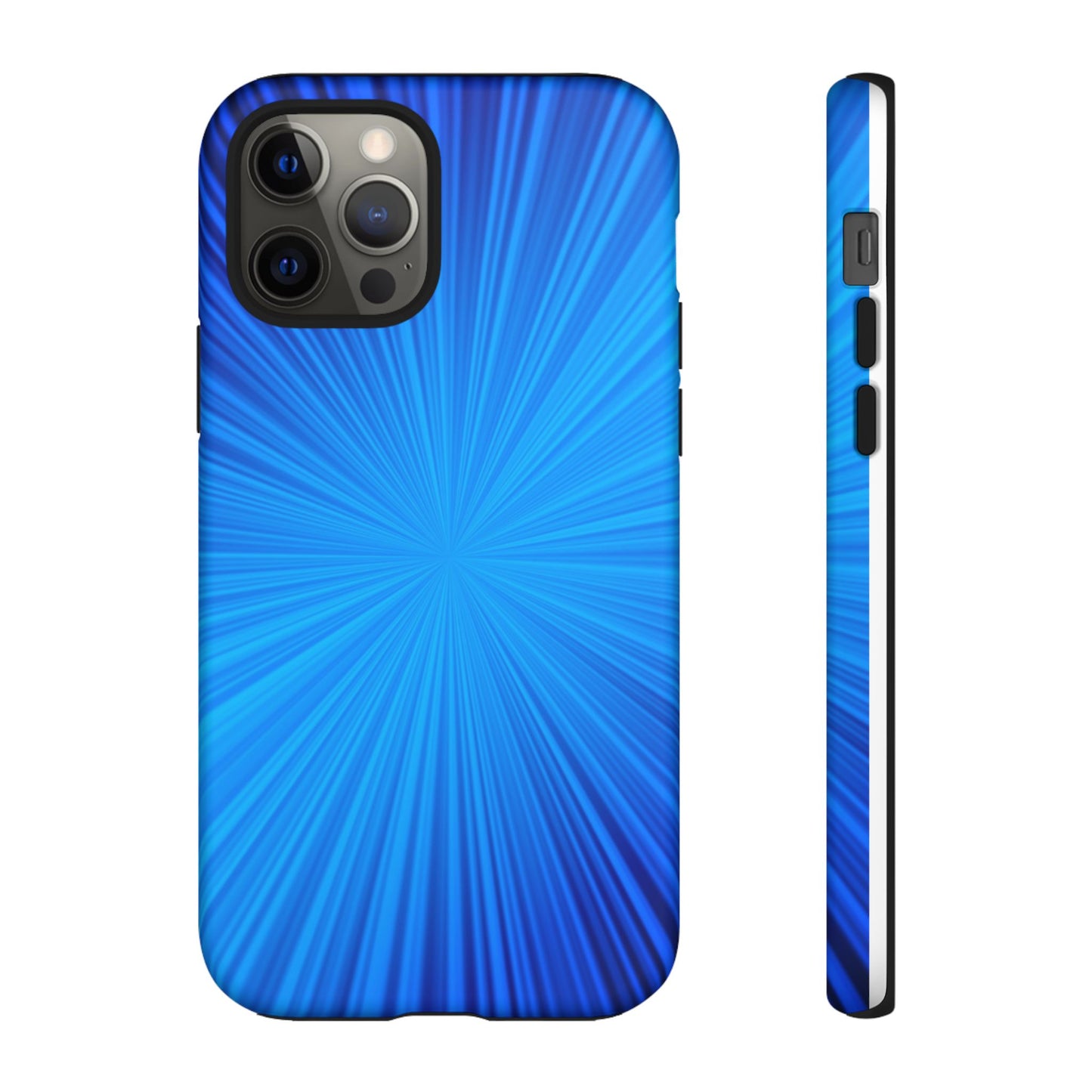 Tough Cases, Beautiful Blue Starburst Design