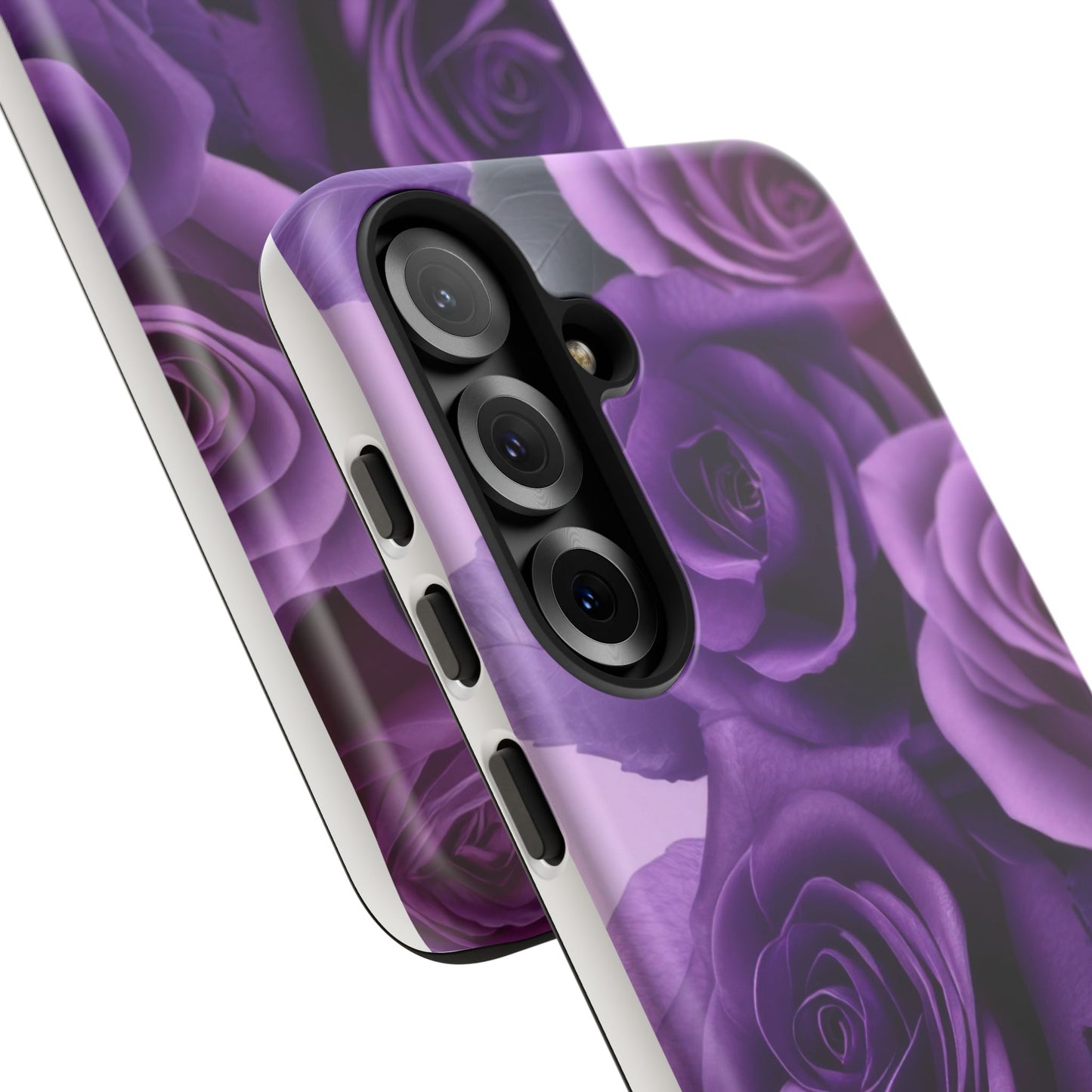 Tough Cases, Beautiful Purple Floral Design