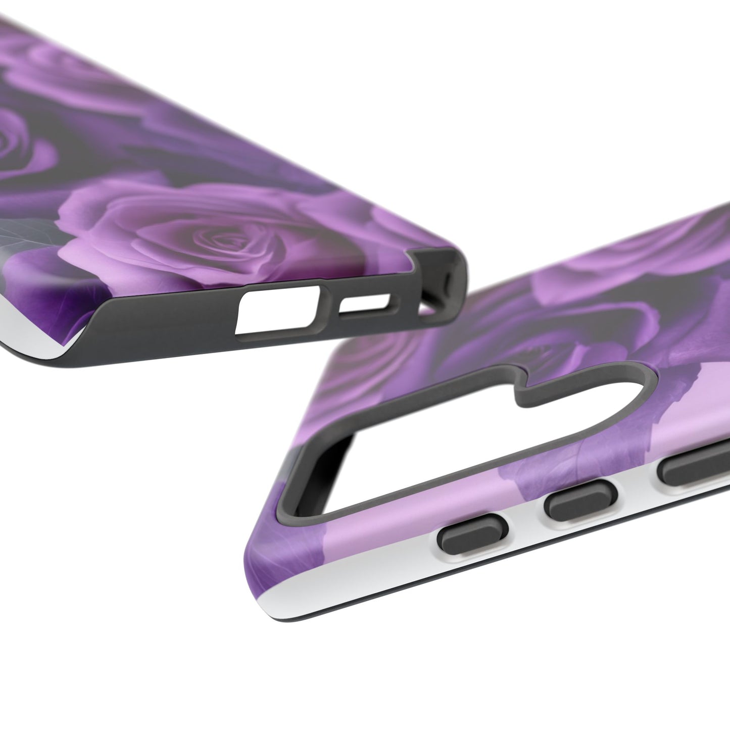 Tough Cases, Beautiful Purple Floral Design