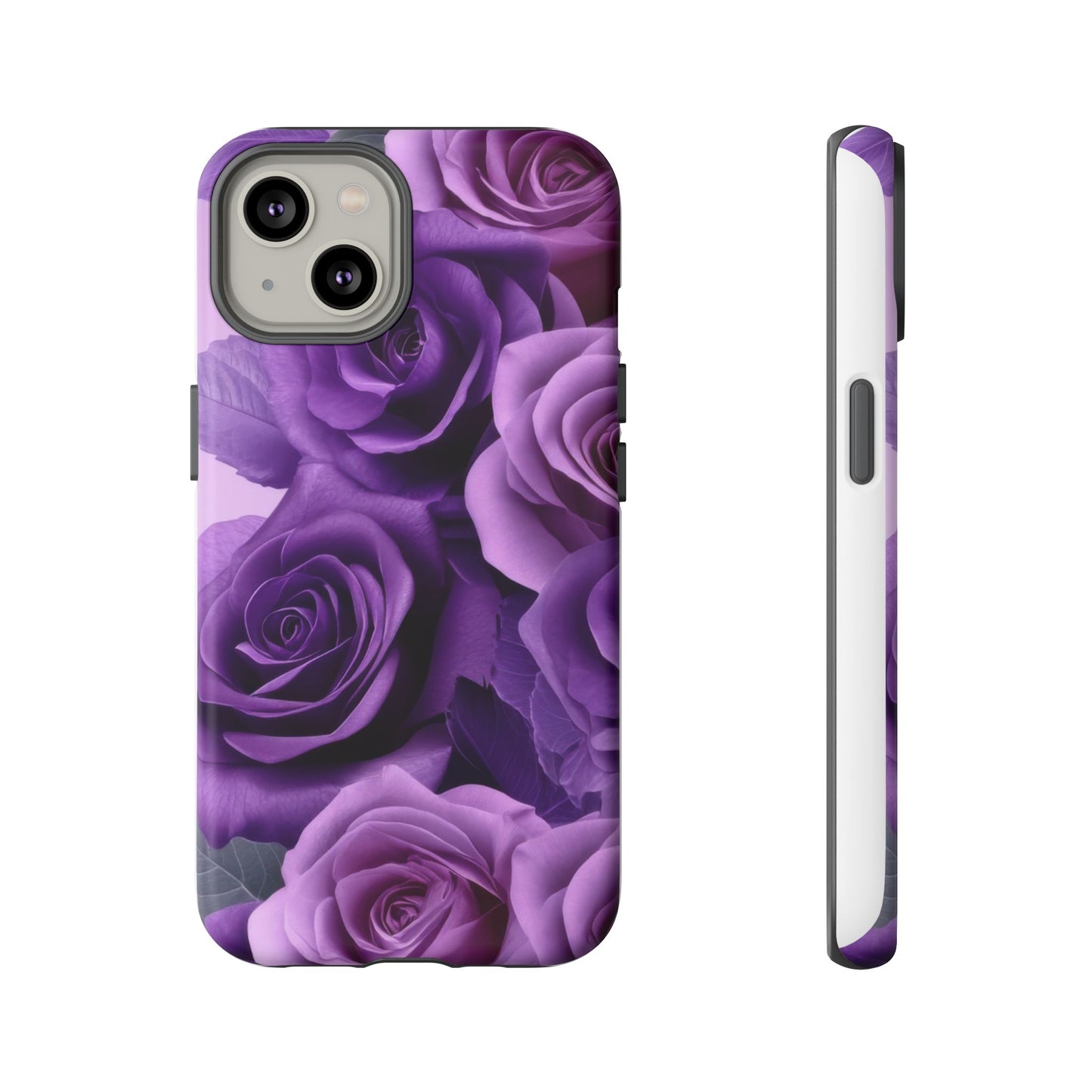 Tough Cases, Beautiful Purple Floral Design