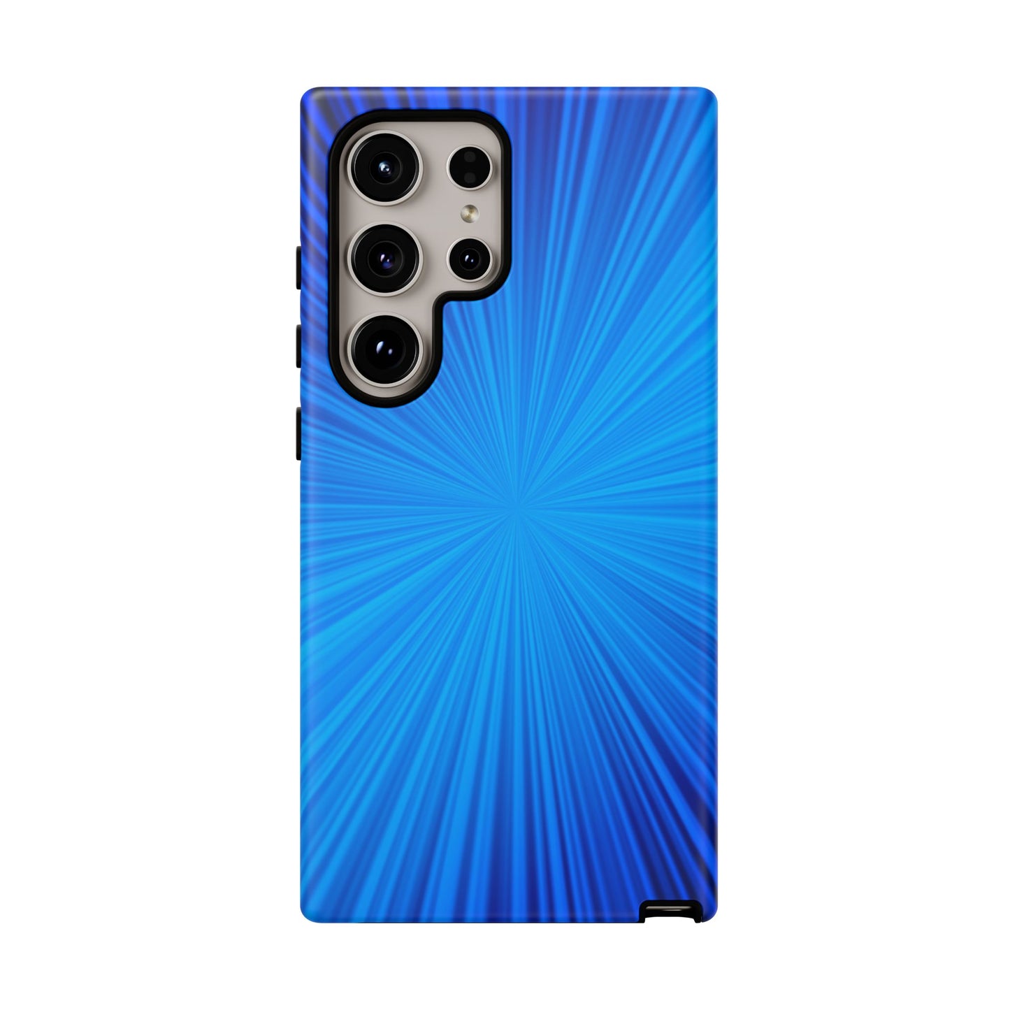 Tough Cases, Beautiful Blue Starburst Design