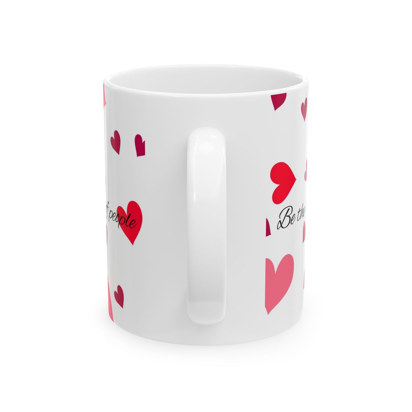 Valentine's Love Ceramic Mug, Heart Pattern Cup, Gift for Her, Coffee Tea Mug, Love Mug, Heartfelt Present