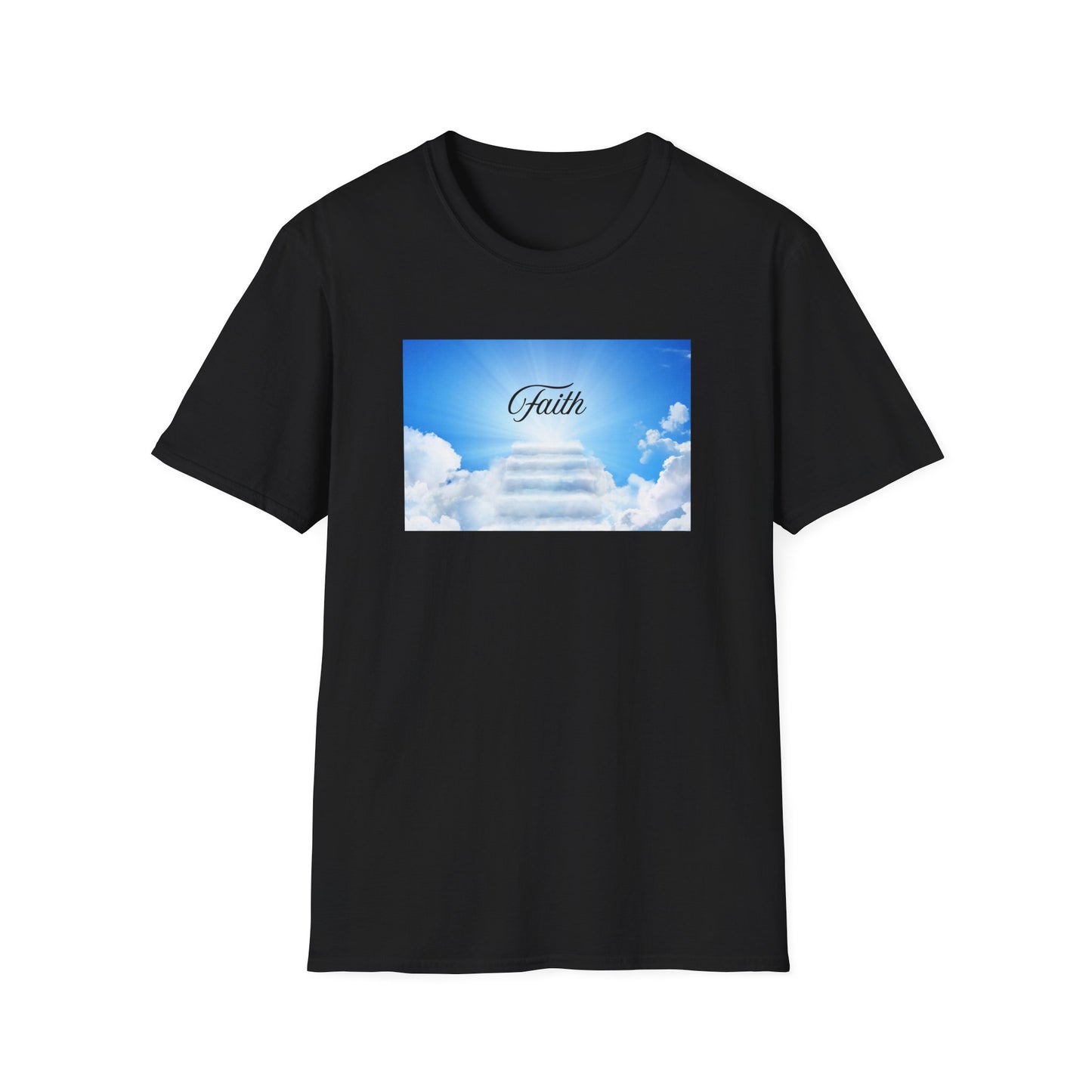 Faith-Inspired Softstyle T-Shirt, Inspirational Tee, Casual Wear, Gift for Believers, Spiritual Apparel, Everyday Comfort