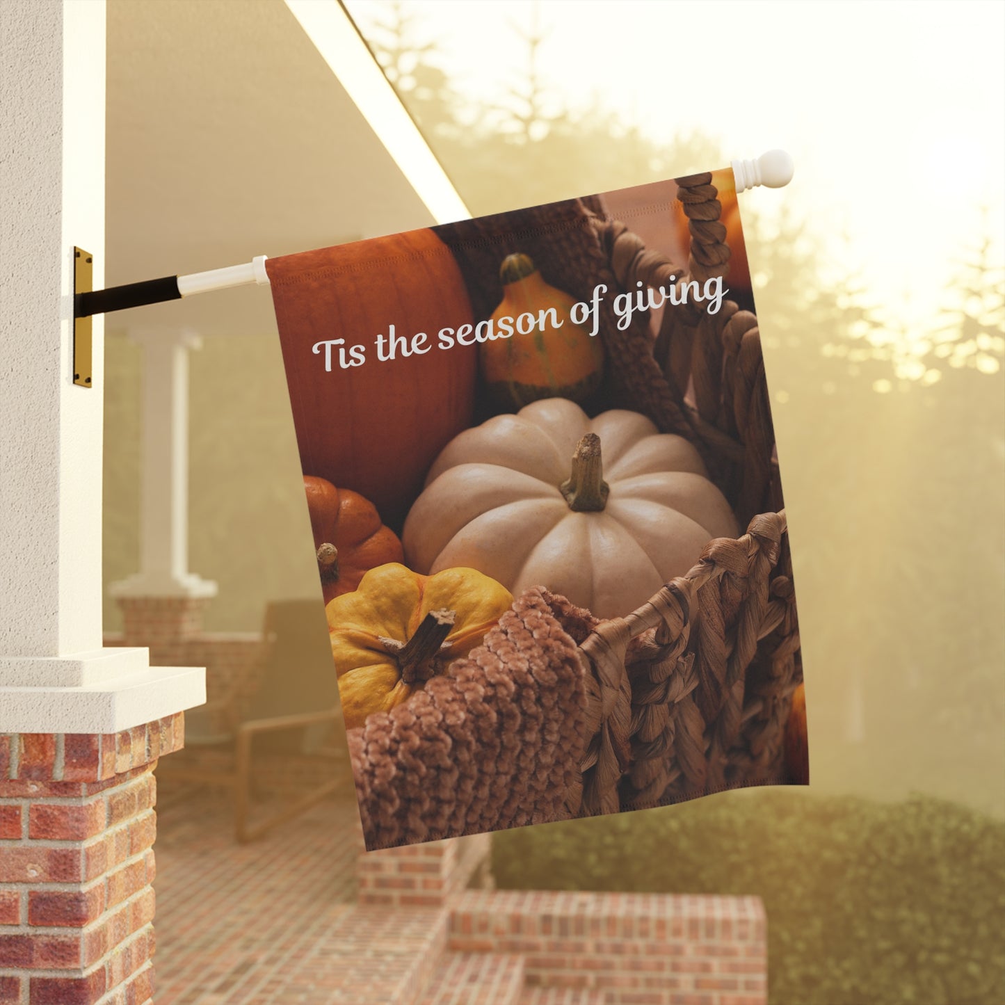 Seasonal Garden Banner, Fall Decor, Outdoor Flags, Autumn Home Decoration, Thanksgiving Banner, Housewarming Gift