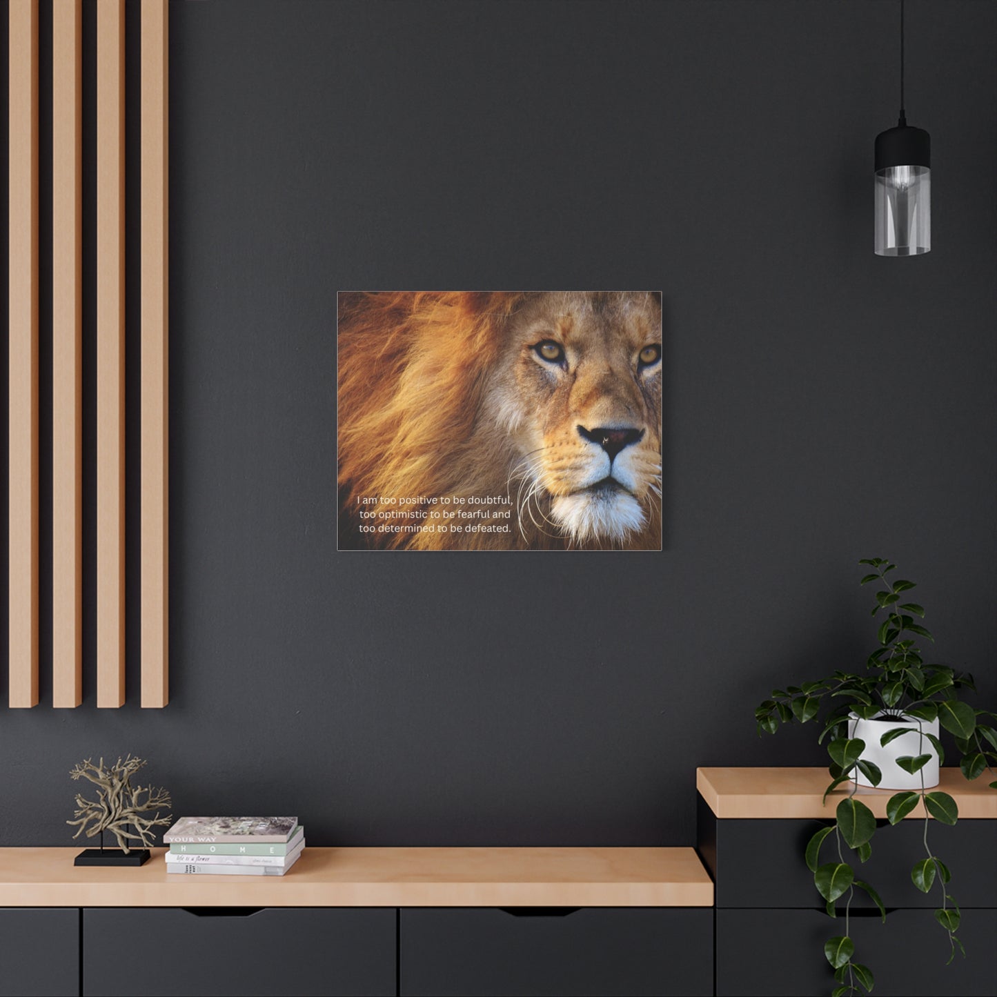 Inspiring Lion Canvas Print, Motivational Wall Art for Home Decor, Positive Affirmation Decor, Gift for Animal Lovers, Uplifting [...]
