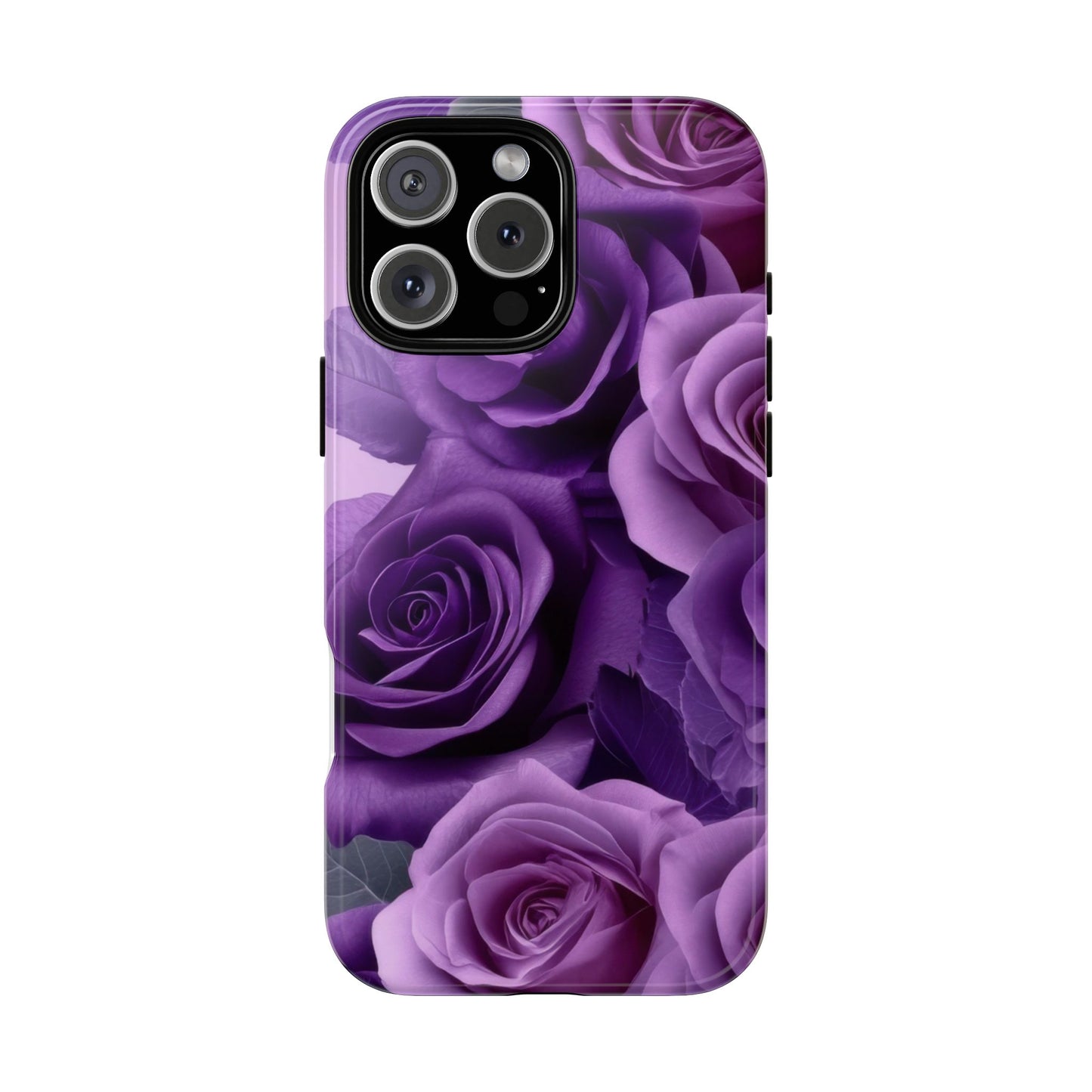 Tough Cases, Beautiful Purple Floral Design