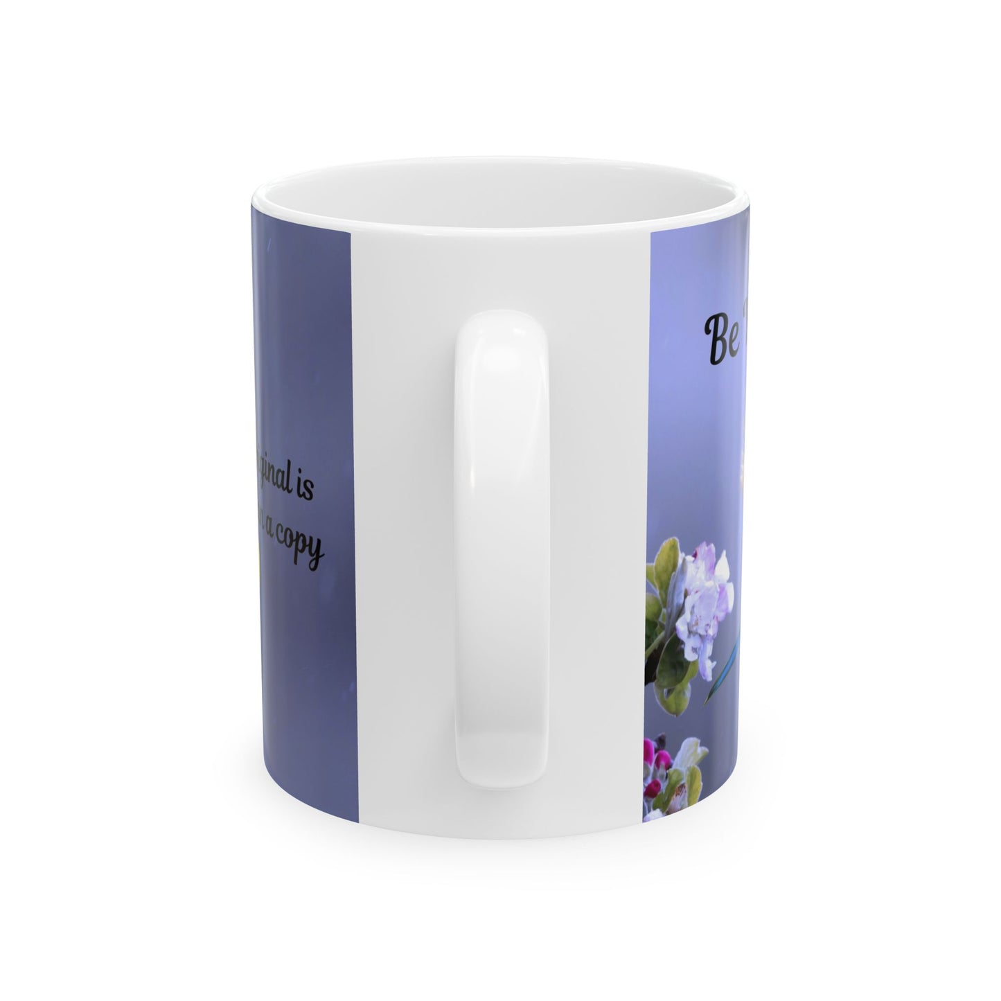 Inspirational Bird Ceramic Mug | Nature Lover's Gift | Positive Affirmation Coffee Mug | Motivational Drinkware | Eco-Friendly Gift