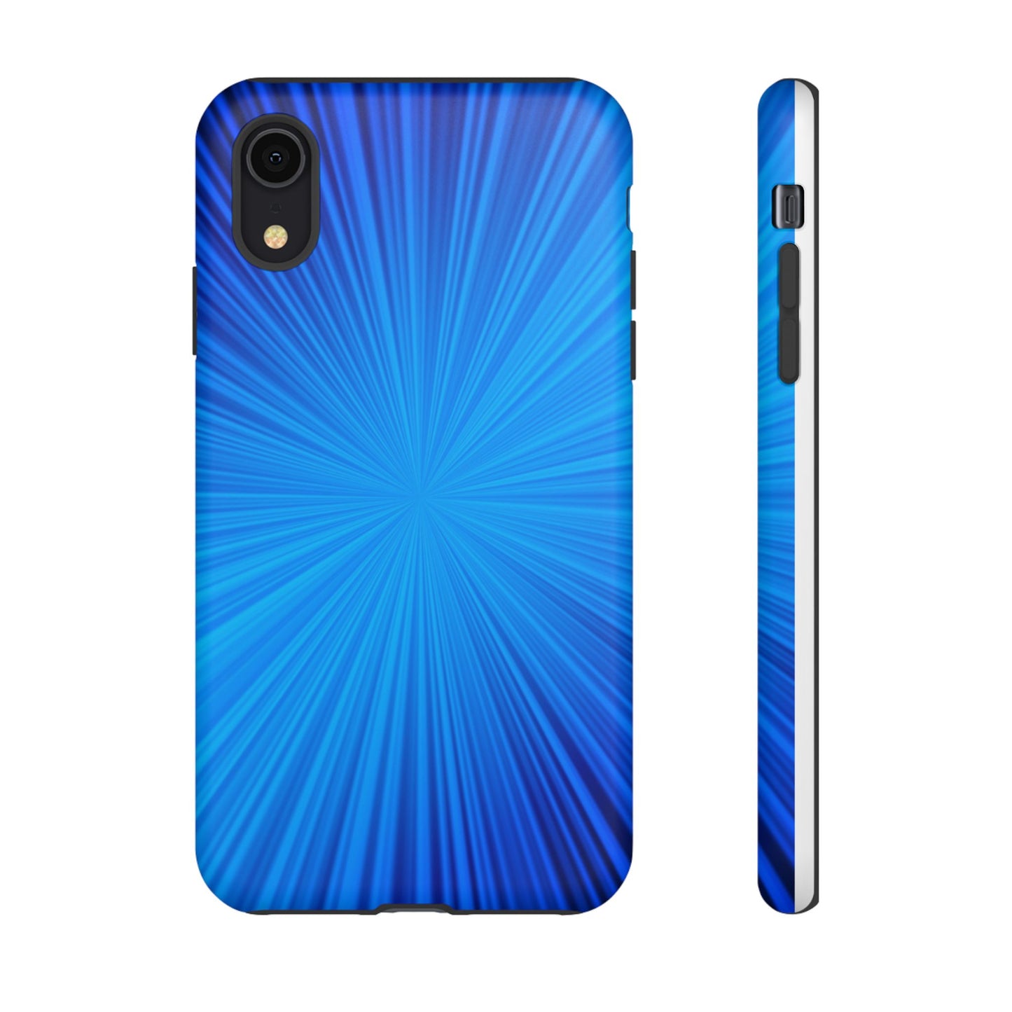 Tough Cases, Beautiful Blue Starburst Design