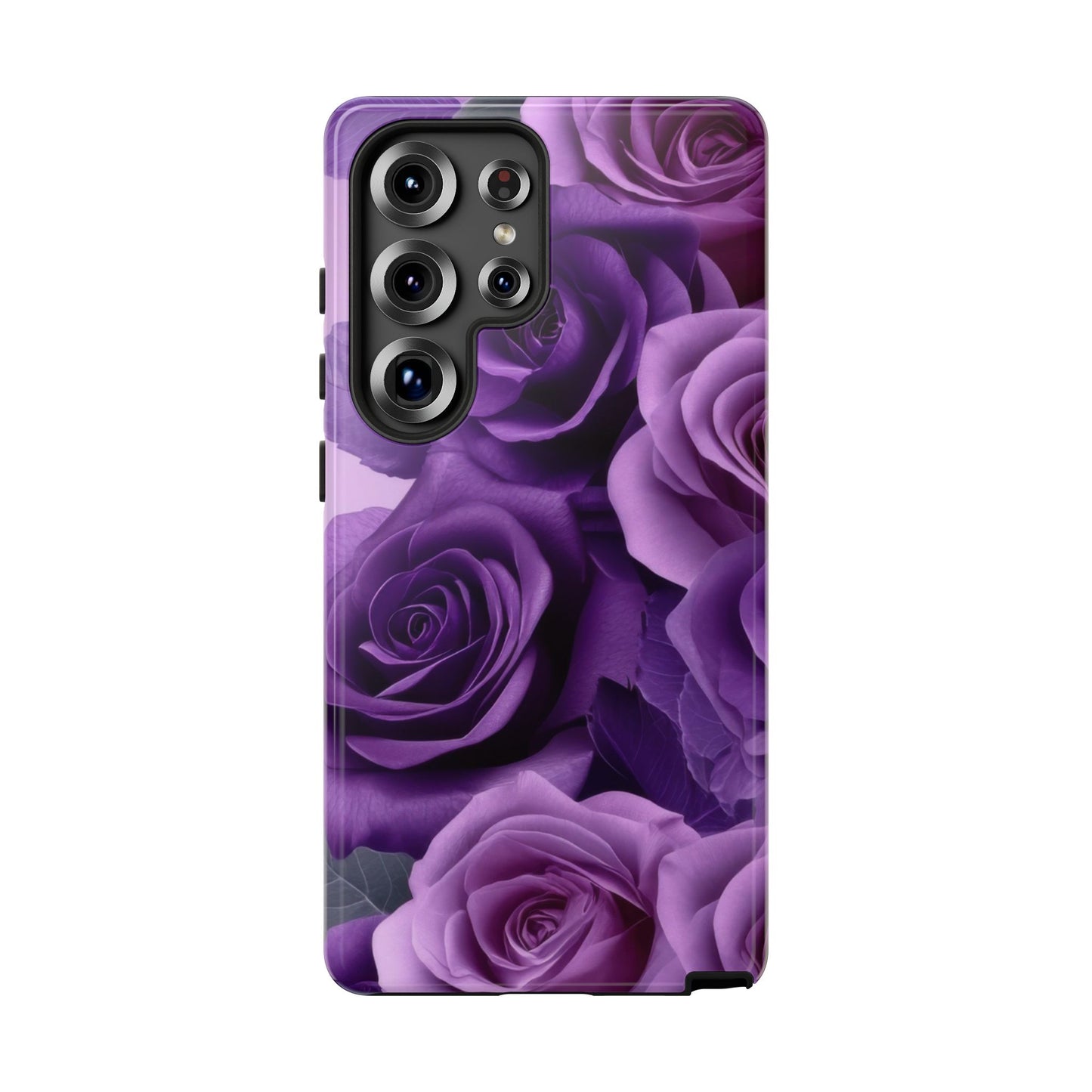 Tough Cases, Beautiful Purple Floral Design