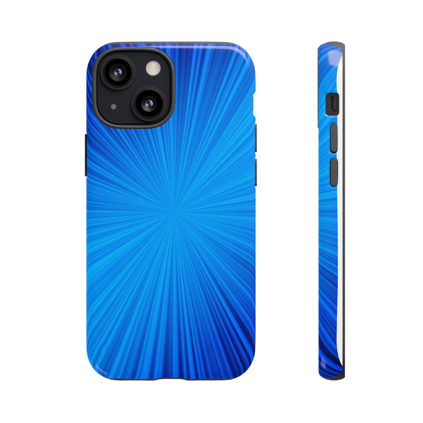 Tough Cases, Beautiful Blue Starburst Design