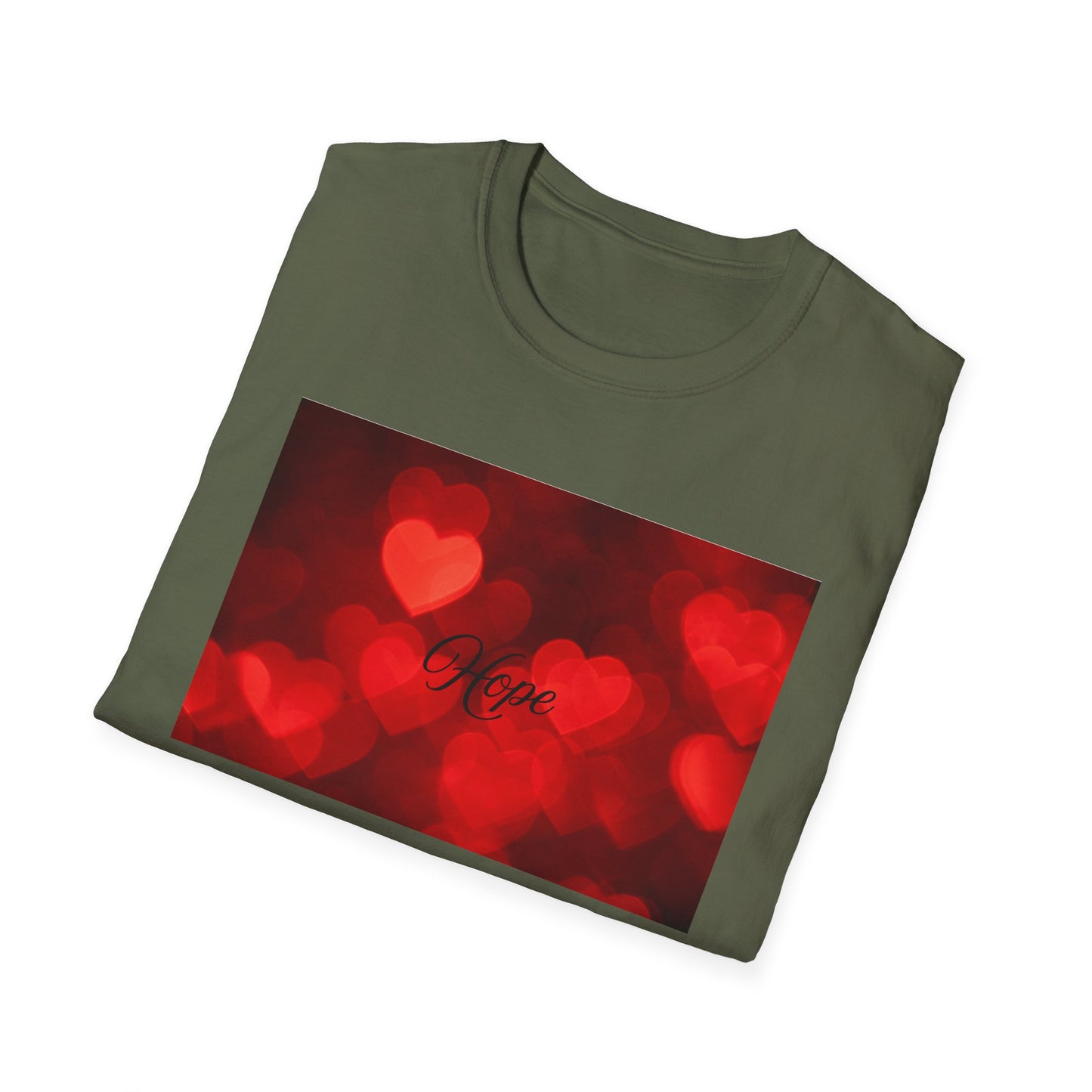 Romantic Heart T-Shirt, Perfect for Valentine's Day, Cute Couple Gift, Love Quote Tee, Softstyle Shirt