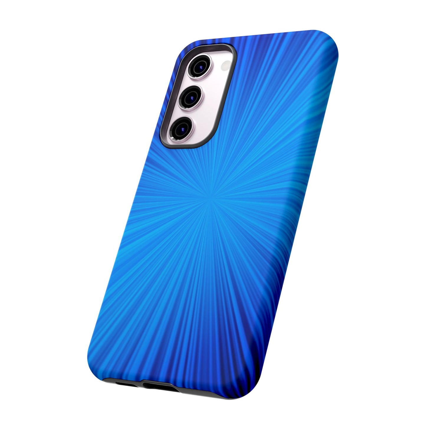 Tough Cases, Beautiful Blue Starburst Design