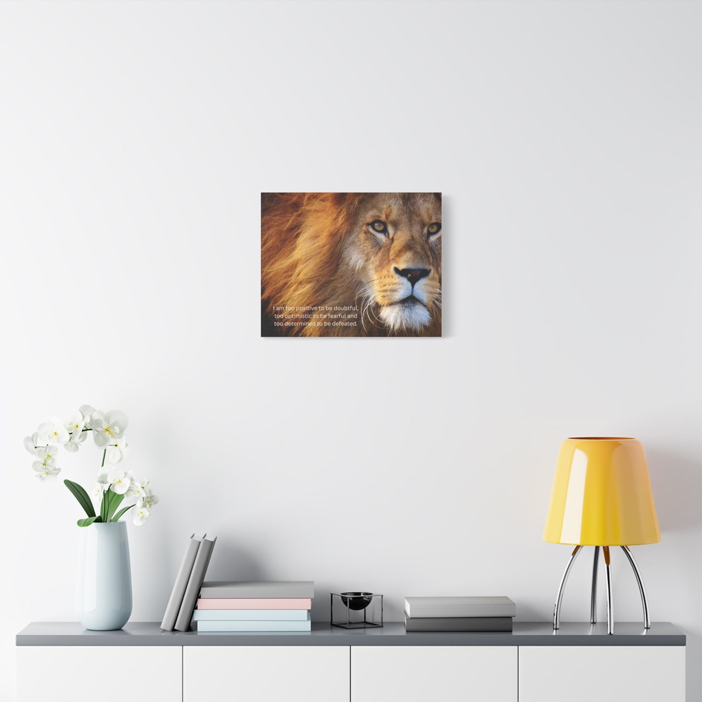 Inspiring Lion Canvas Print, Motivational Wall Art for Home Decor, Positive Affirmation Decor, Gift for Animal Lovers, Uplifting [...]